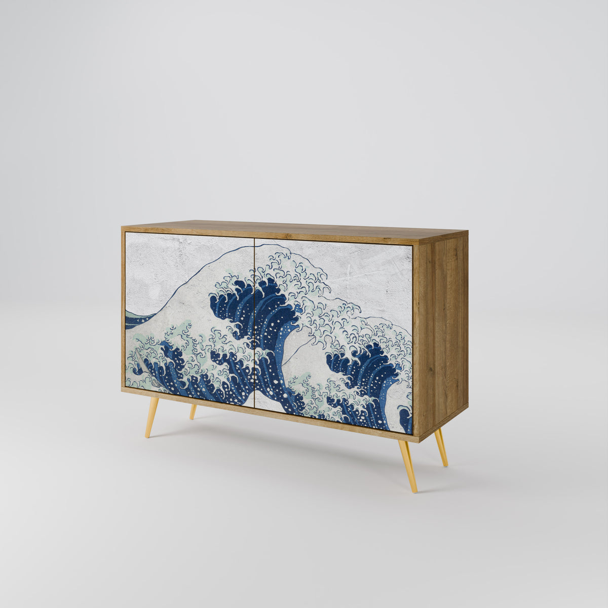 THE GREAT WAVE AT KANAGAWA Dvoudveřová komoda