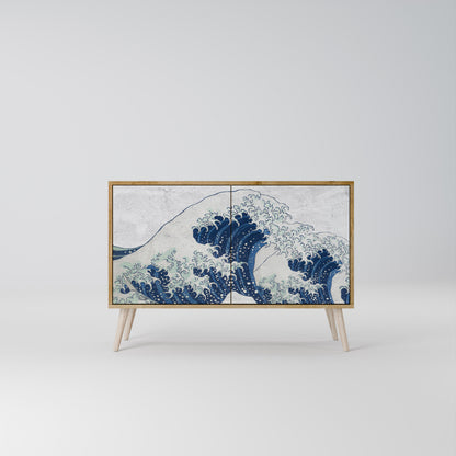 THE GREAT WAVE AT KANAGAWA Dvoudveřová komoda
