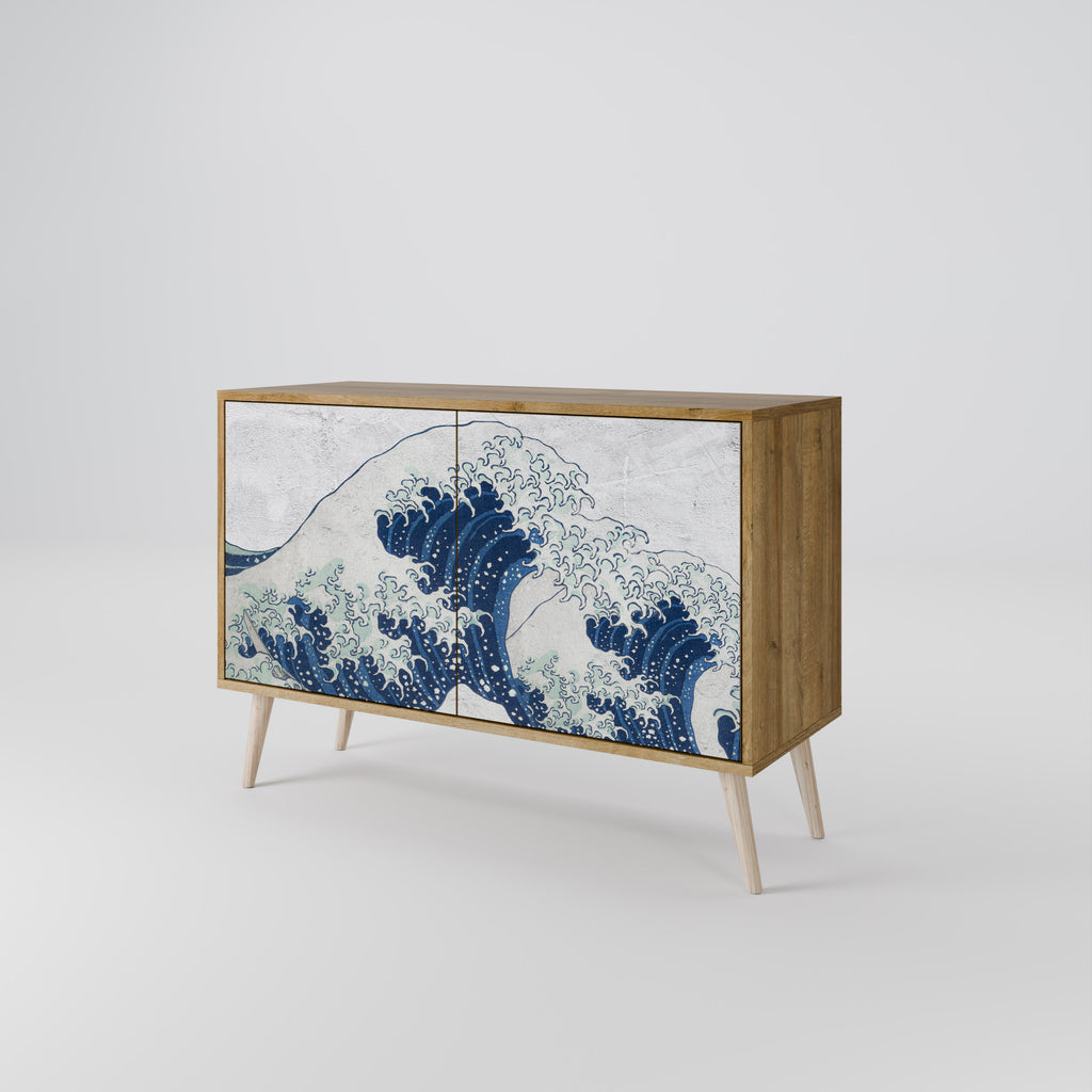 THE GREAT WAVE AT KANAGAWA 2-Door Sideboard