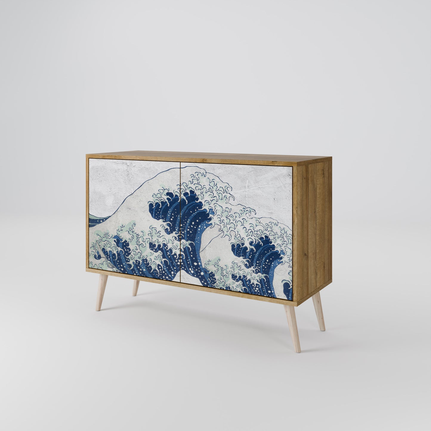 THE GREAT WAVE AT KANAGAWA Dvoudveřová komoda