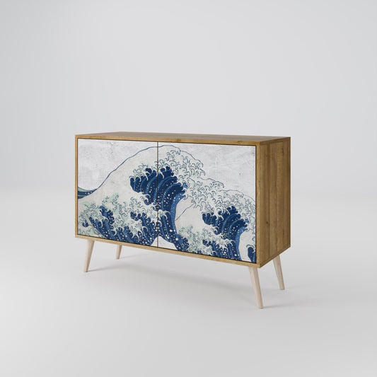 THE GREAT WAVE AT KANAGAWA Dvoudveřová komoda