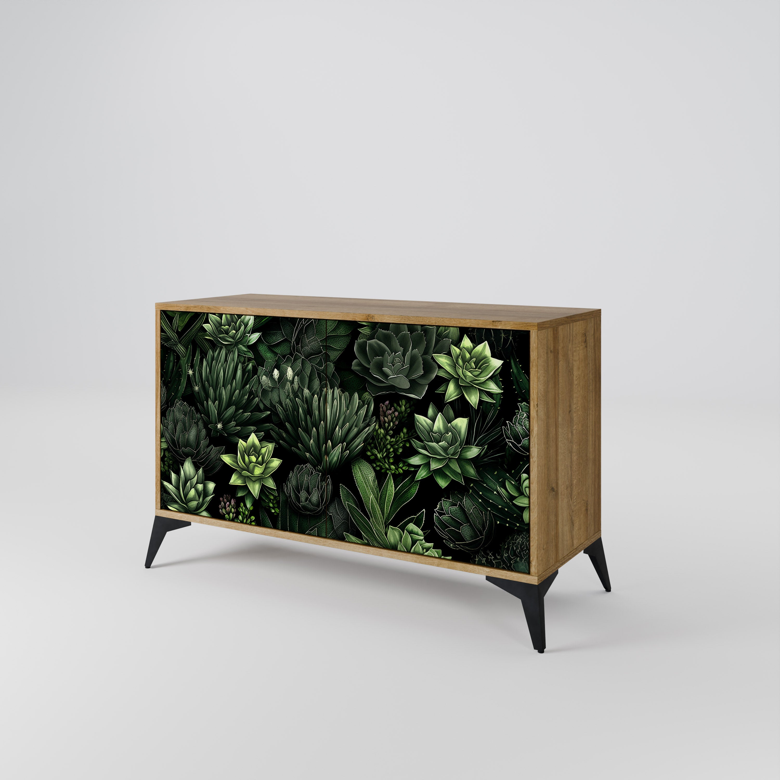 SUCCULENT JUNGLE 2-Door Sideboard