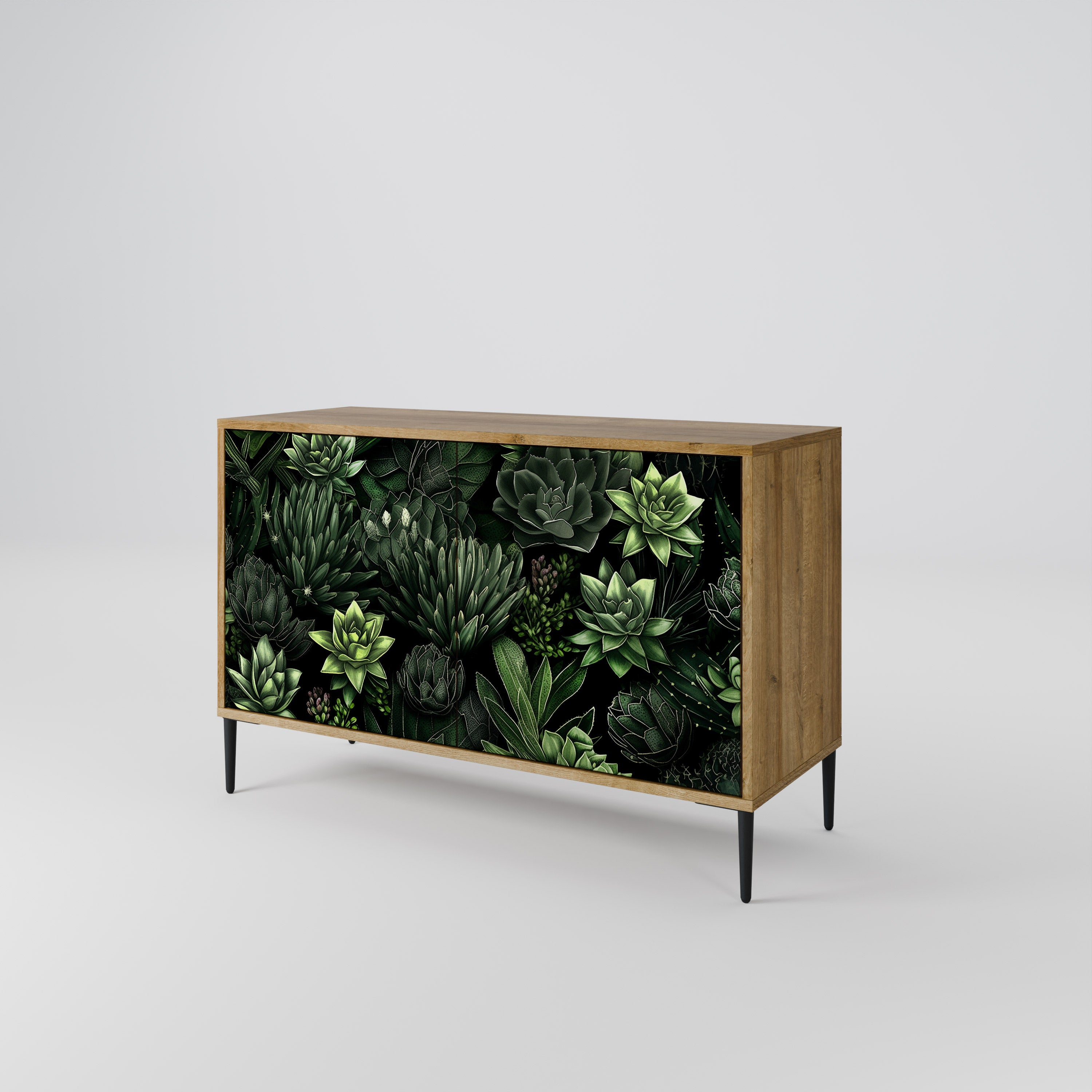 SUCCULENT JUNGLE 2-Door Sideboard