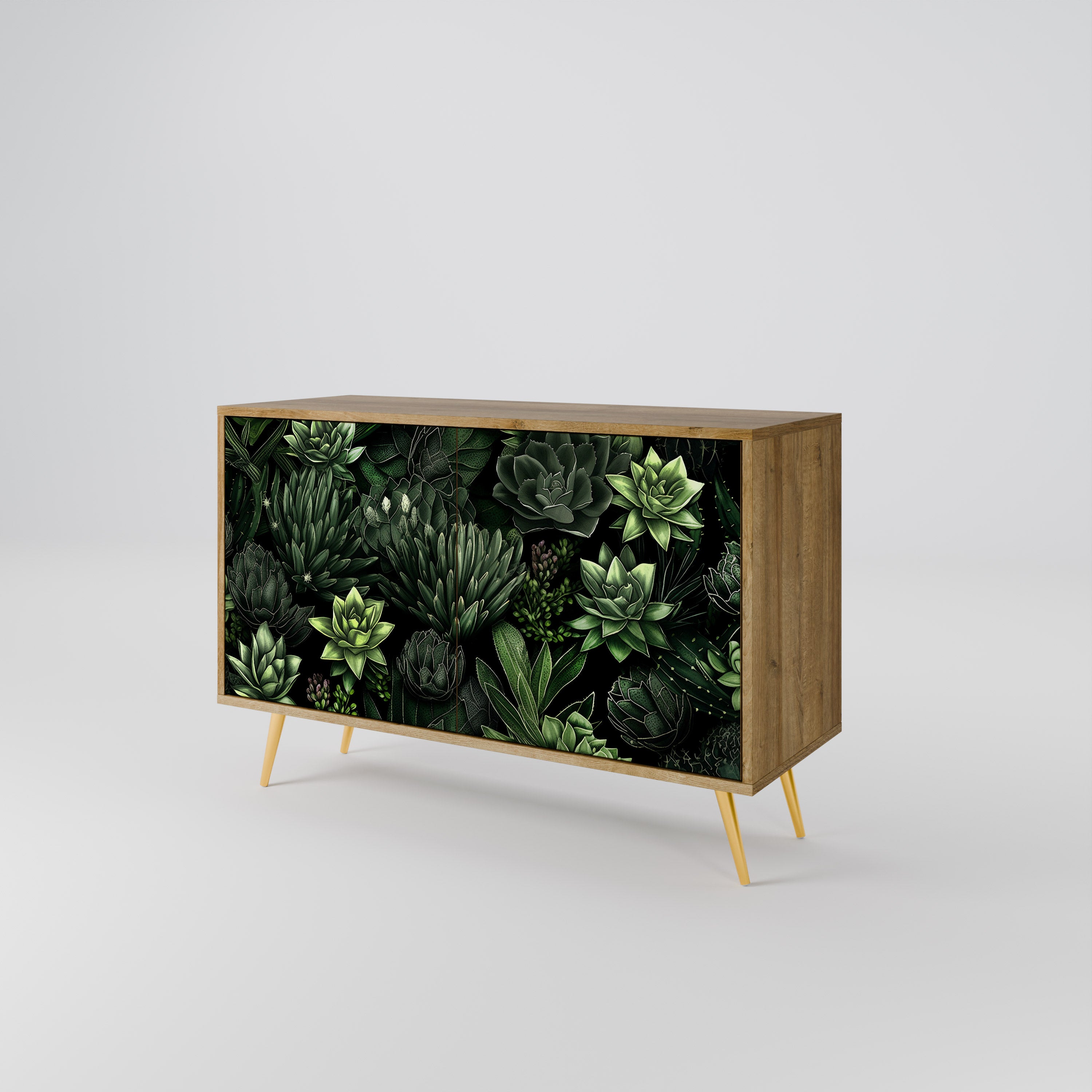 SUCCULENT JUNGLE 2-Door Sideboard