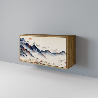 JAPANESE LANDSCAPE Dvoudveřová komoda