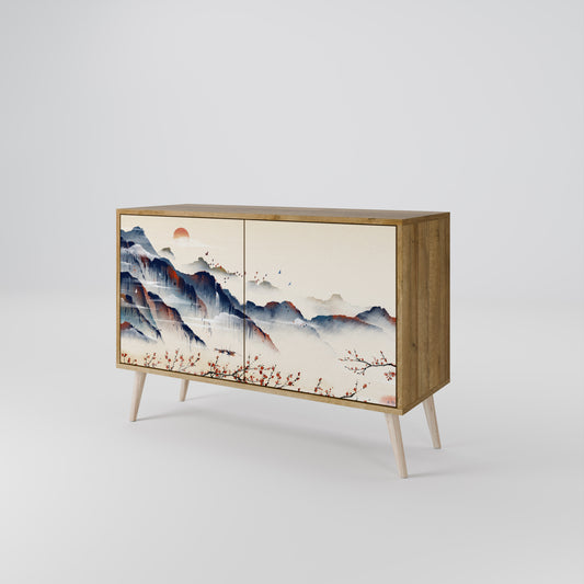 JAPANESE LANDSCAPE Dvoudveřová komoda