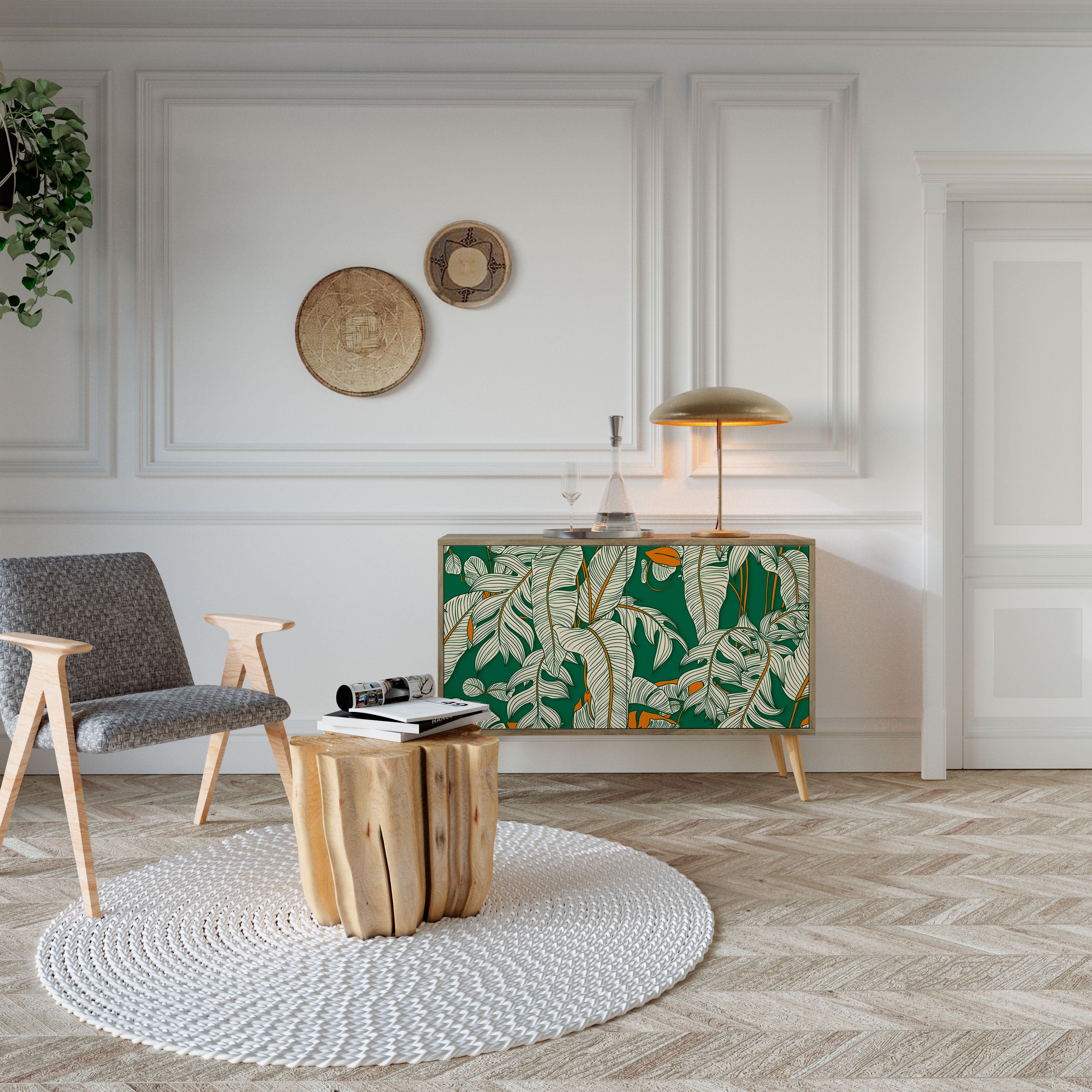 VERDANT PLEASURES 2-Door Sideboard