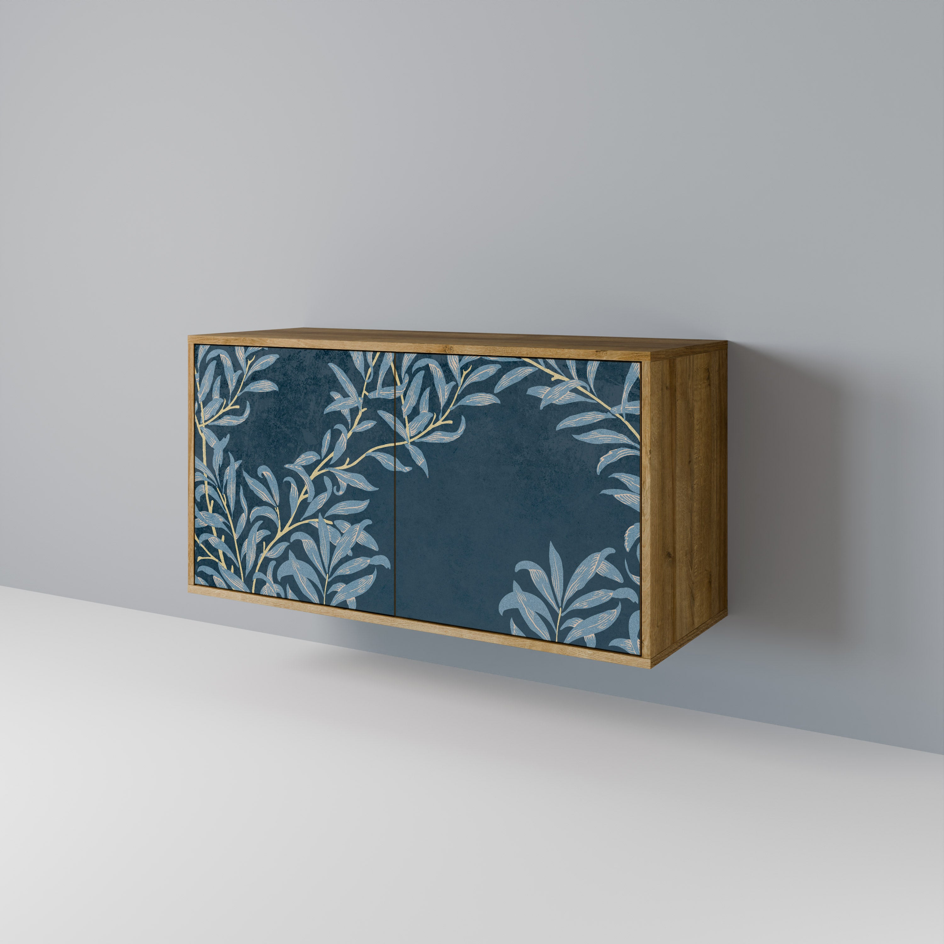 BLUE LEAVES 2-Door Sideboard