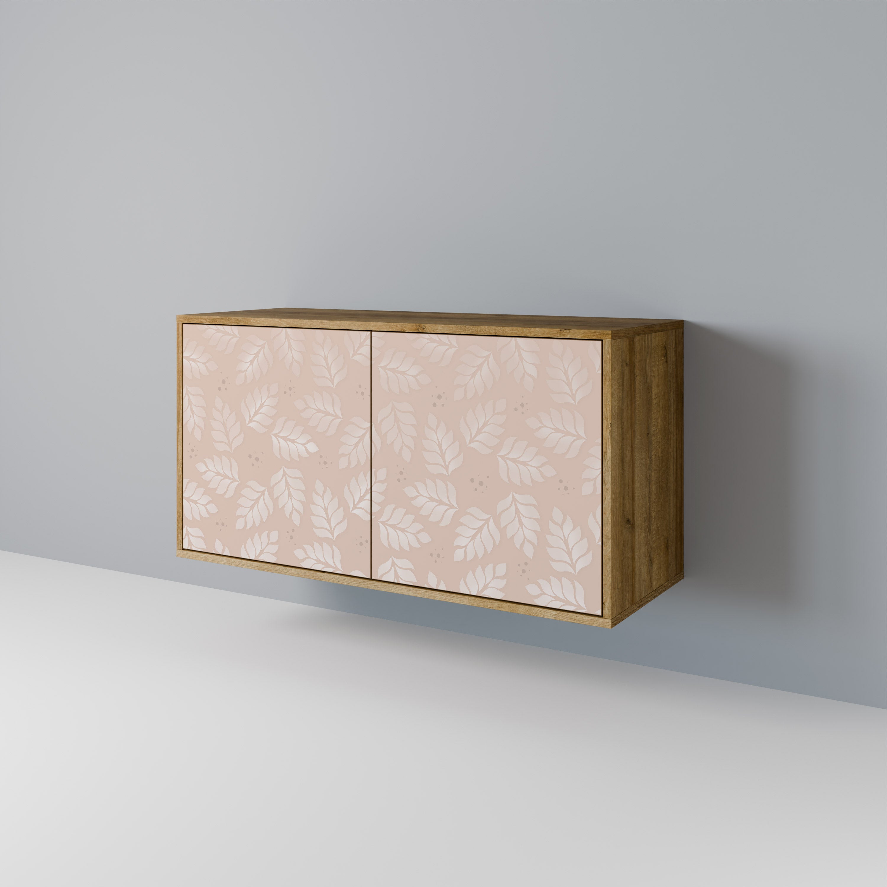 LEAVES ON BEIGE 2-Door Sideboard