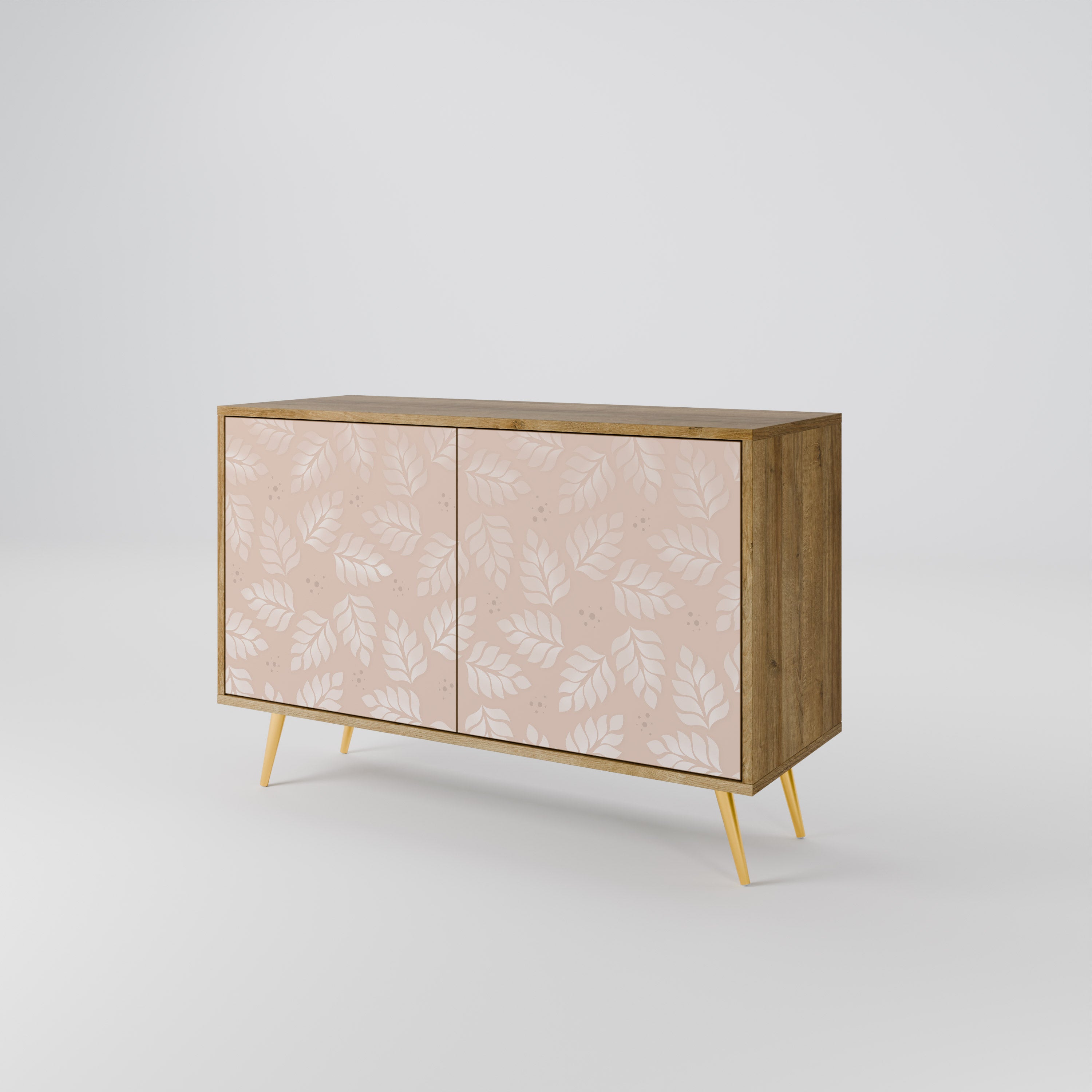 LEAVES ON BEIGE 2-Door Sideboard