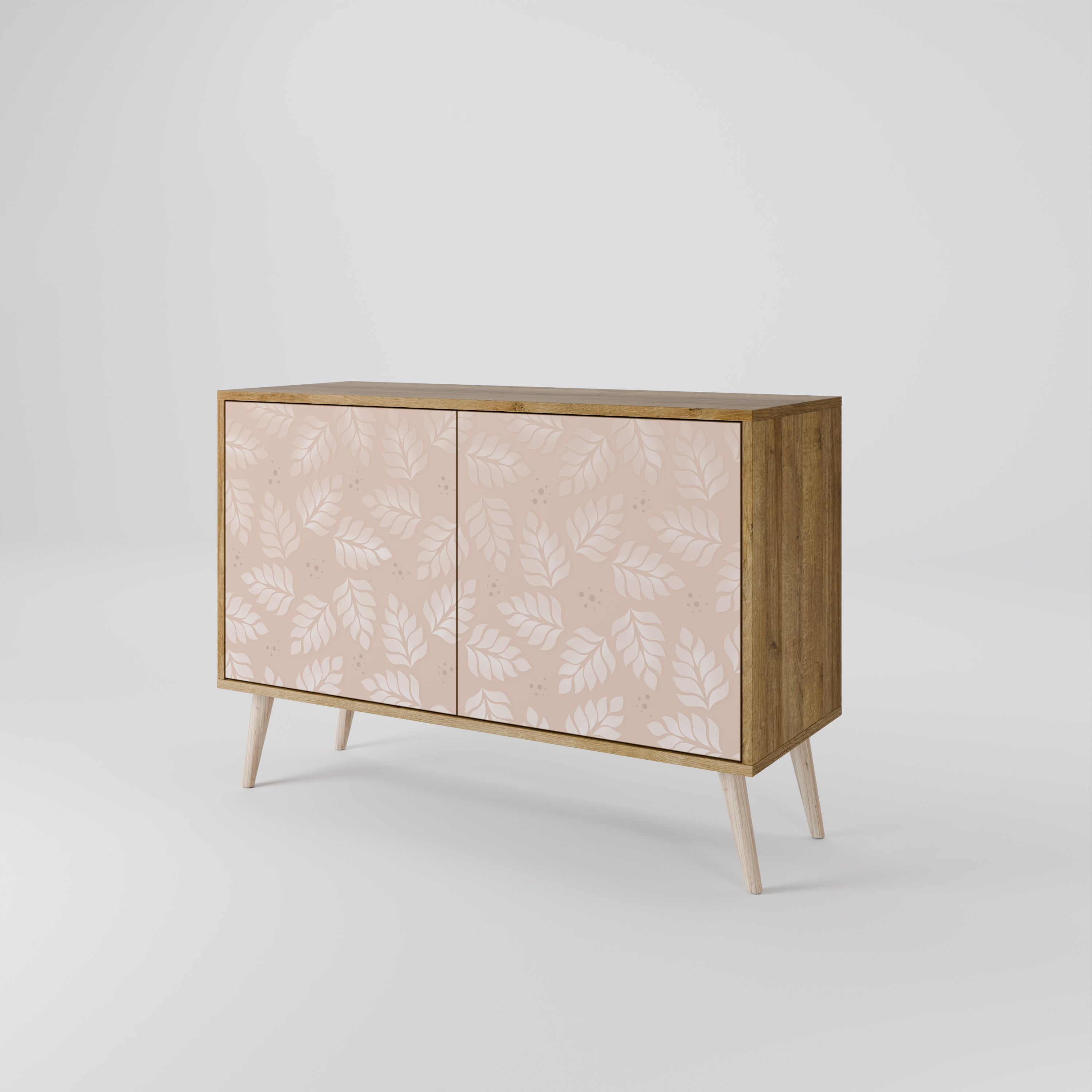 LEAVES ON BEIGE 2-Door Sideboard