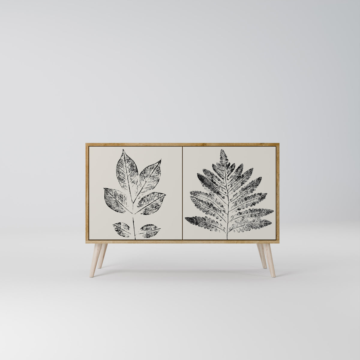 LEAFY STAMPS Dvoudveřová komoda
