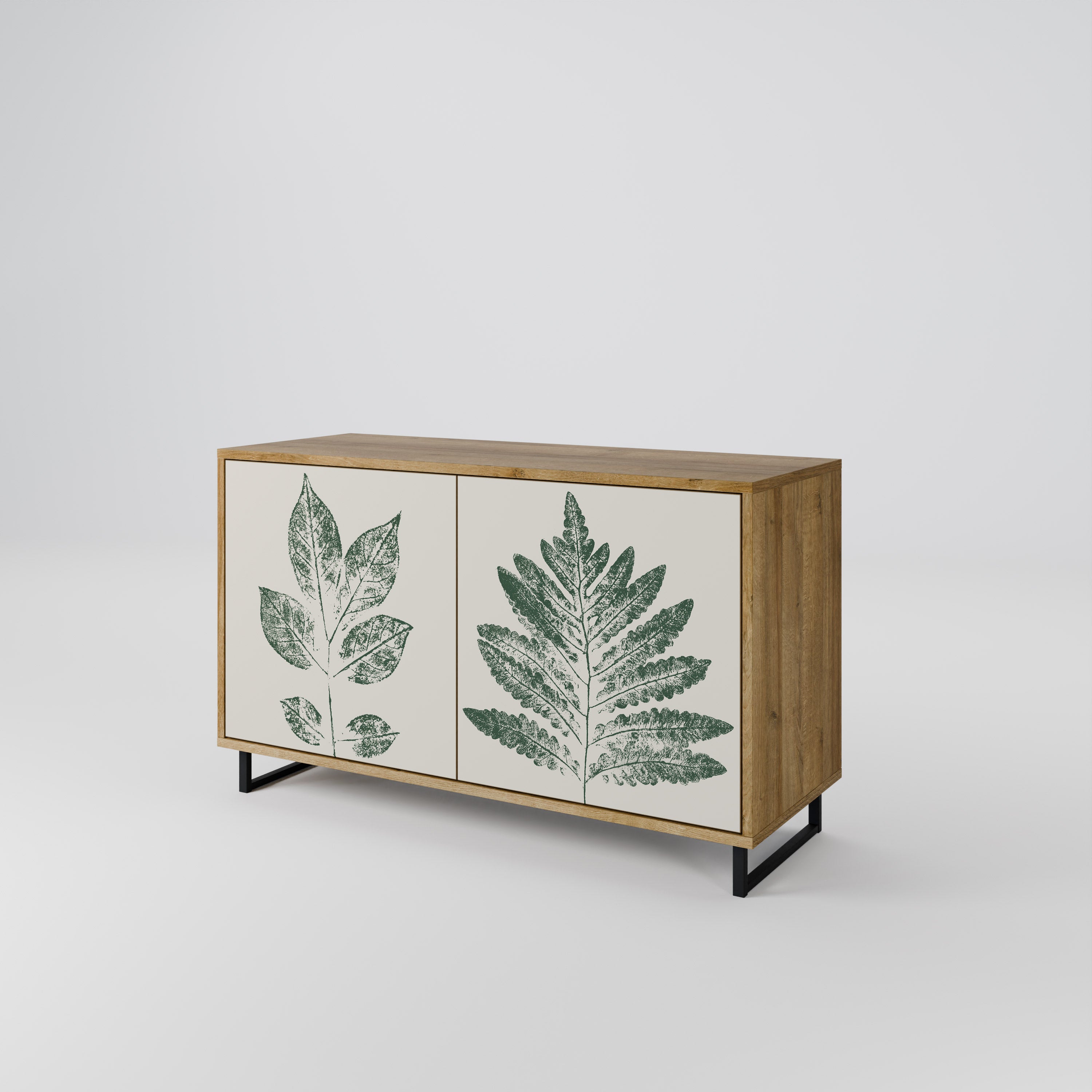 GREEN LEAFY STAMPS 2-Door Sideboard