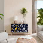 CITRUS BLACK AND WHITE 2-Door Sideboard