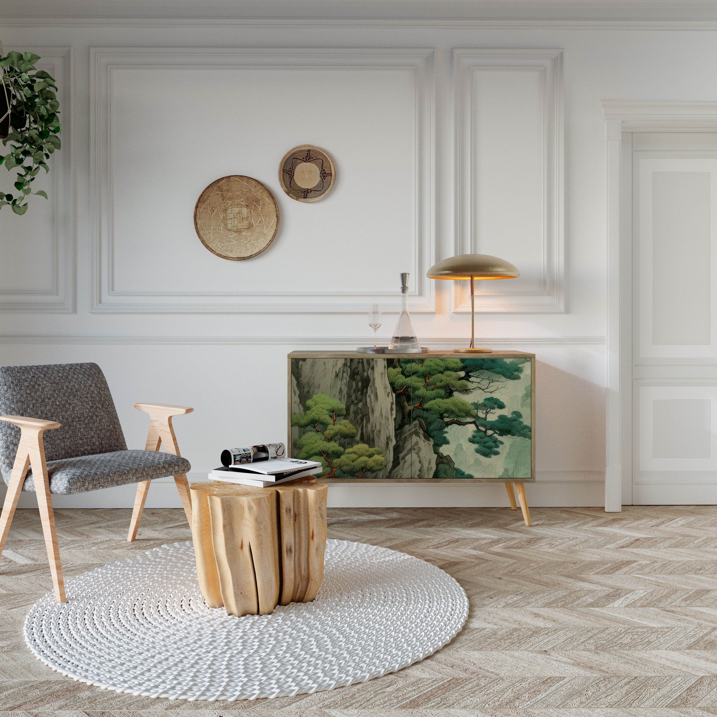 VERDURE ABYSS 2-Door Sideboard