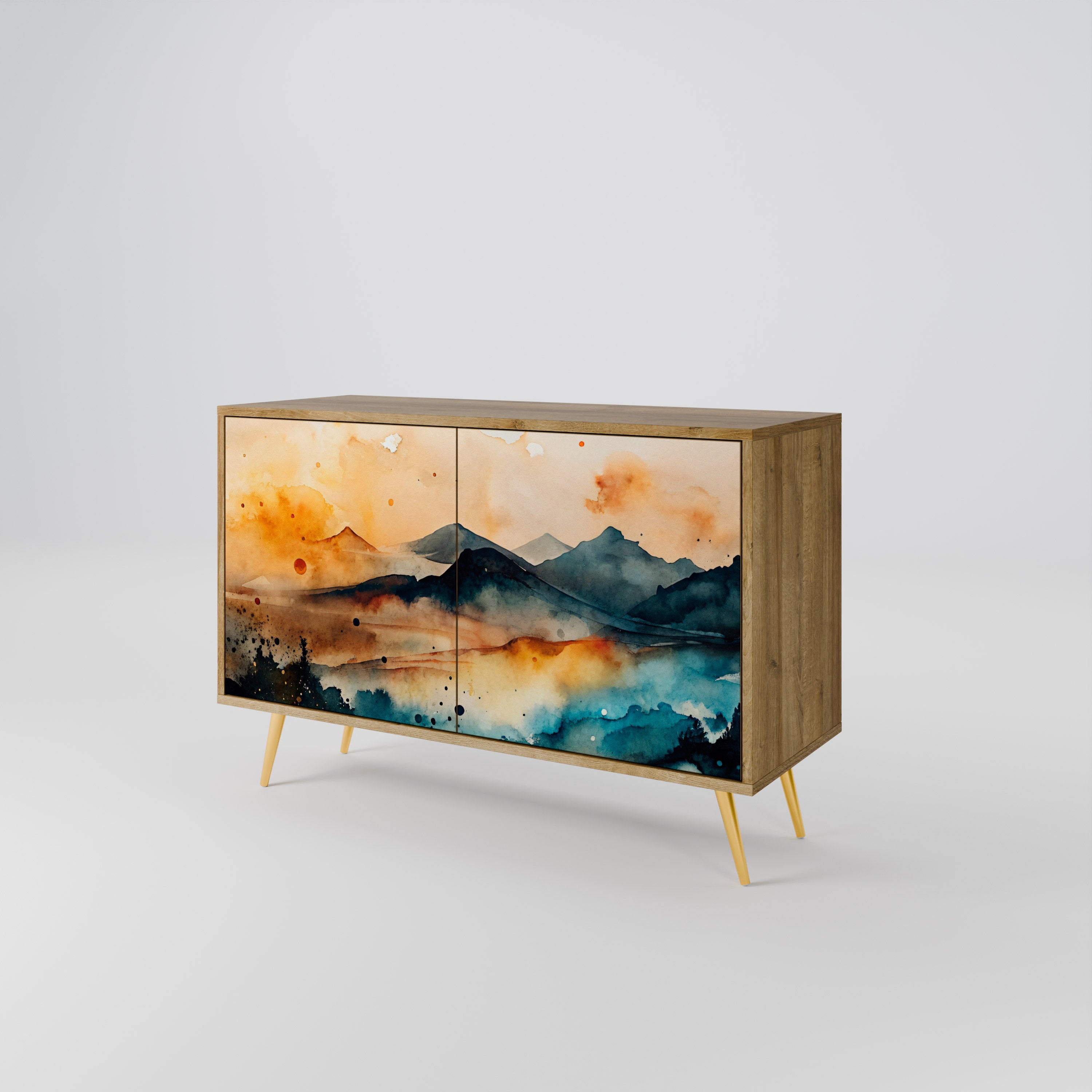 OMINOUS MOUNTAINS 2-Door Sideboard