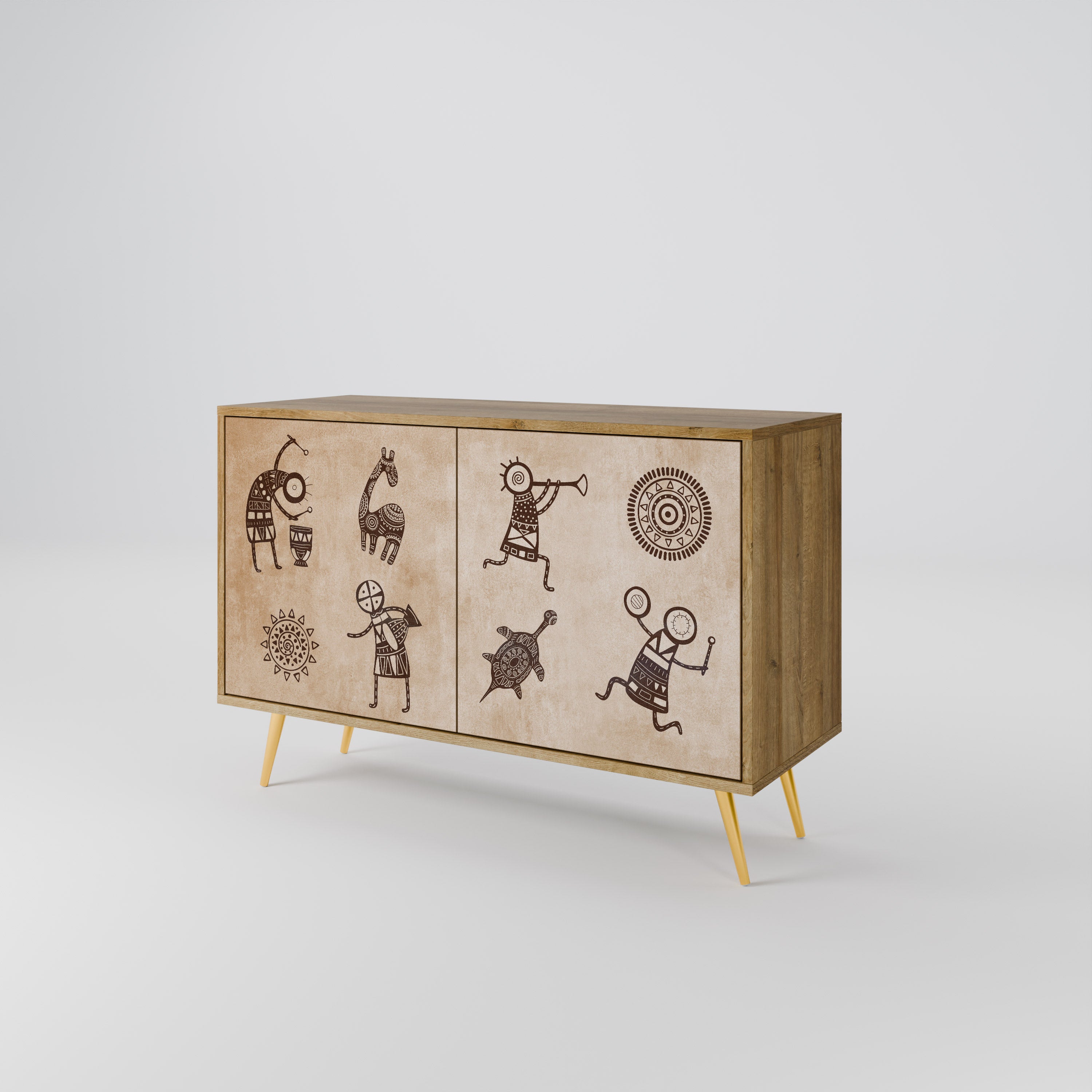 AFRICAN STYLE 2-Door Sideboard