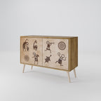 AFRICAN STYLE 2-Door Sideboard