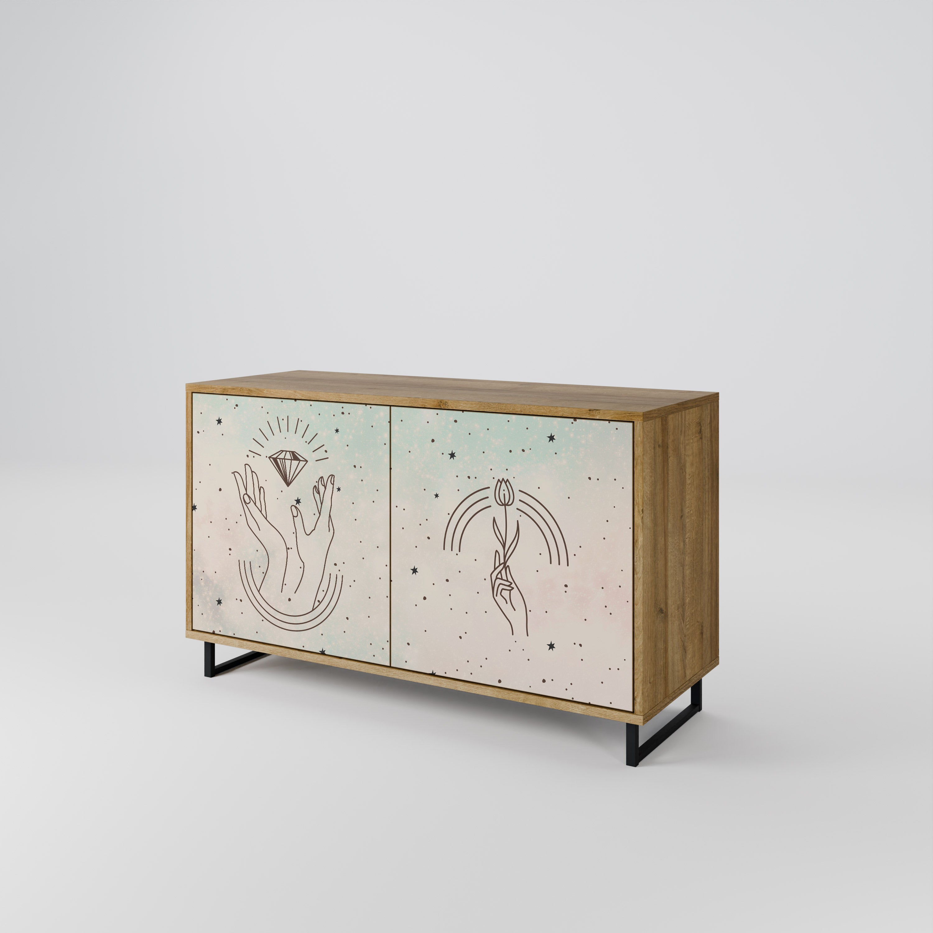 DELICATE BEAUTY 2-Door Sideboard