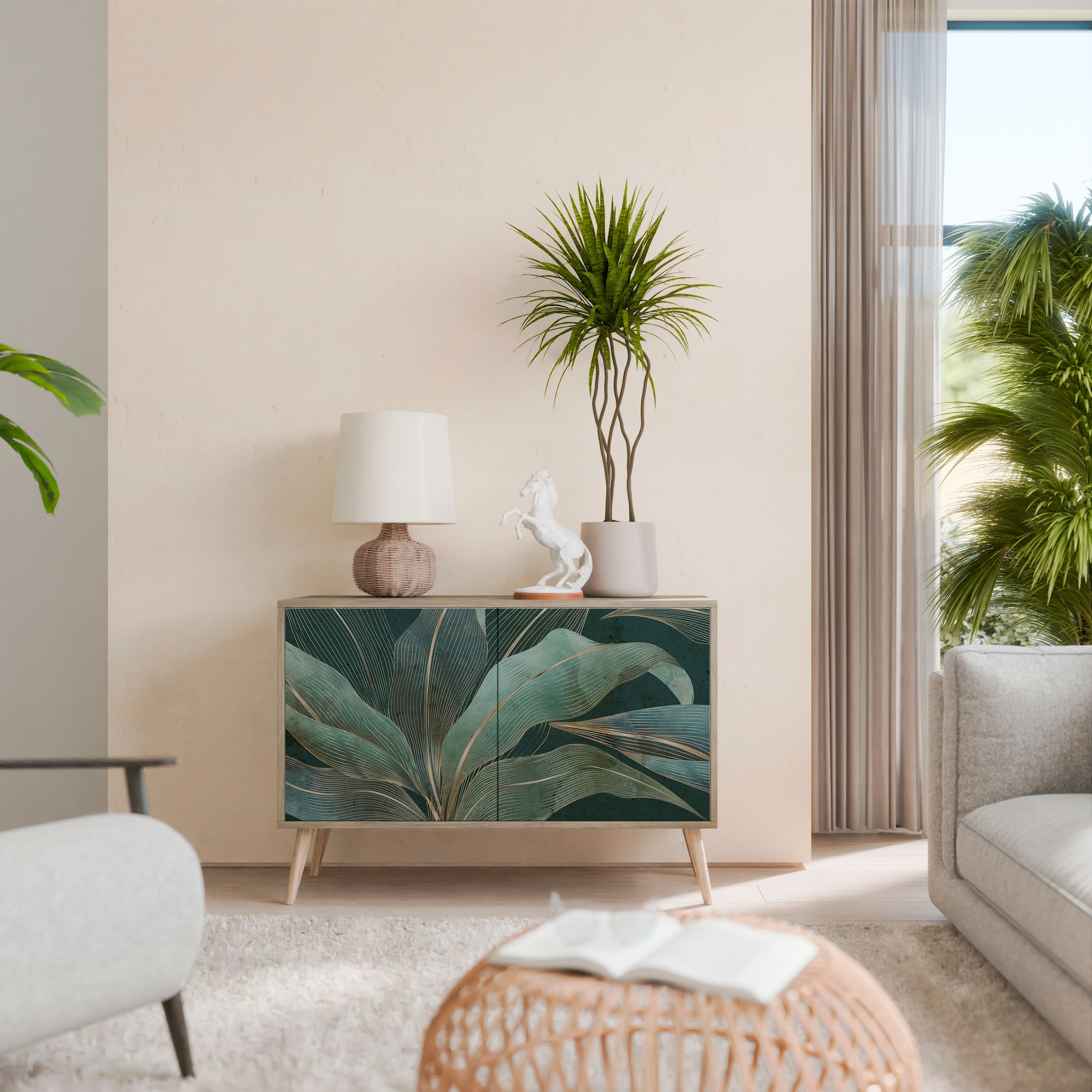 ROYAL GREEN 2-Door Sideboard