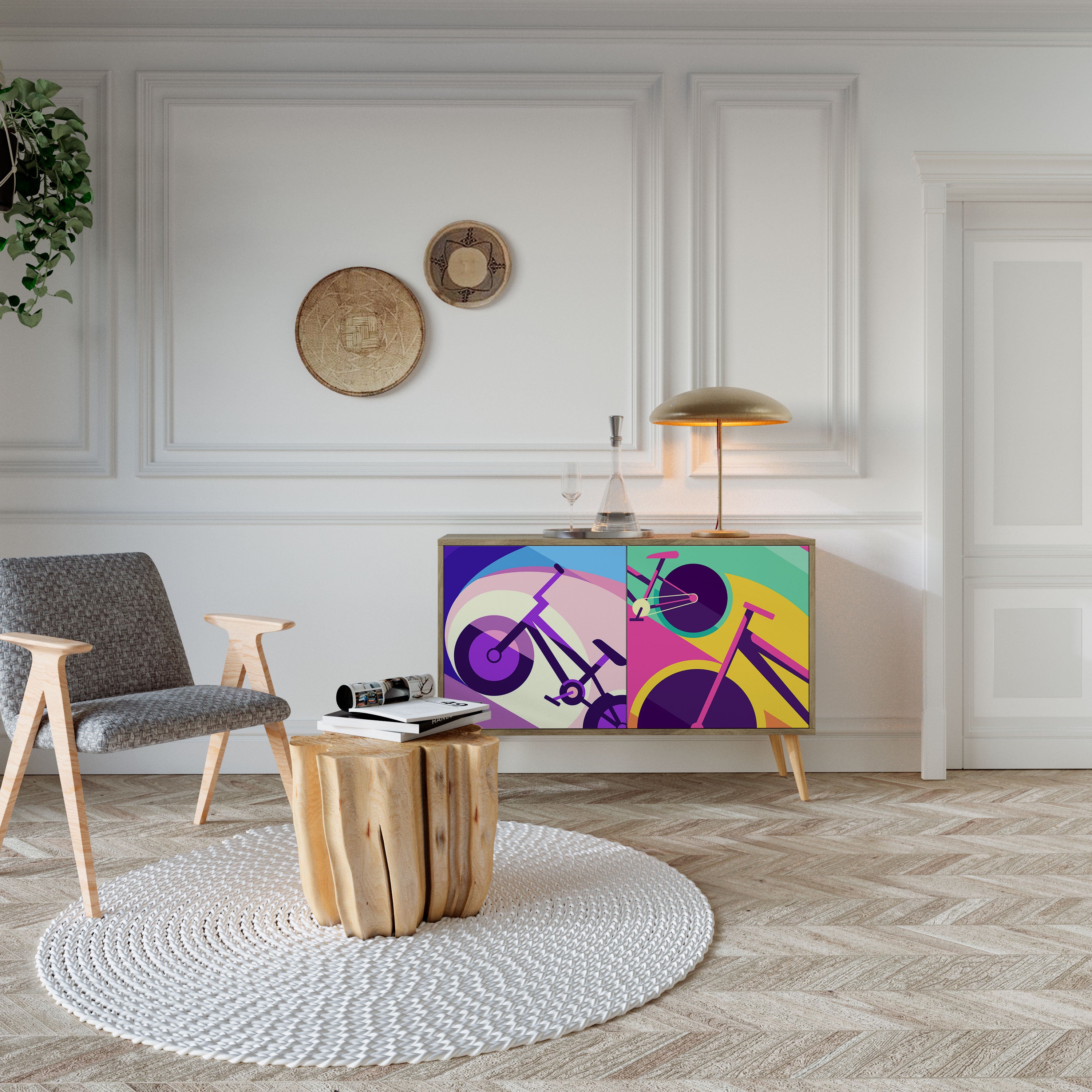 BIKE DREAMS 2-Door Sideboard