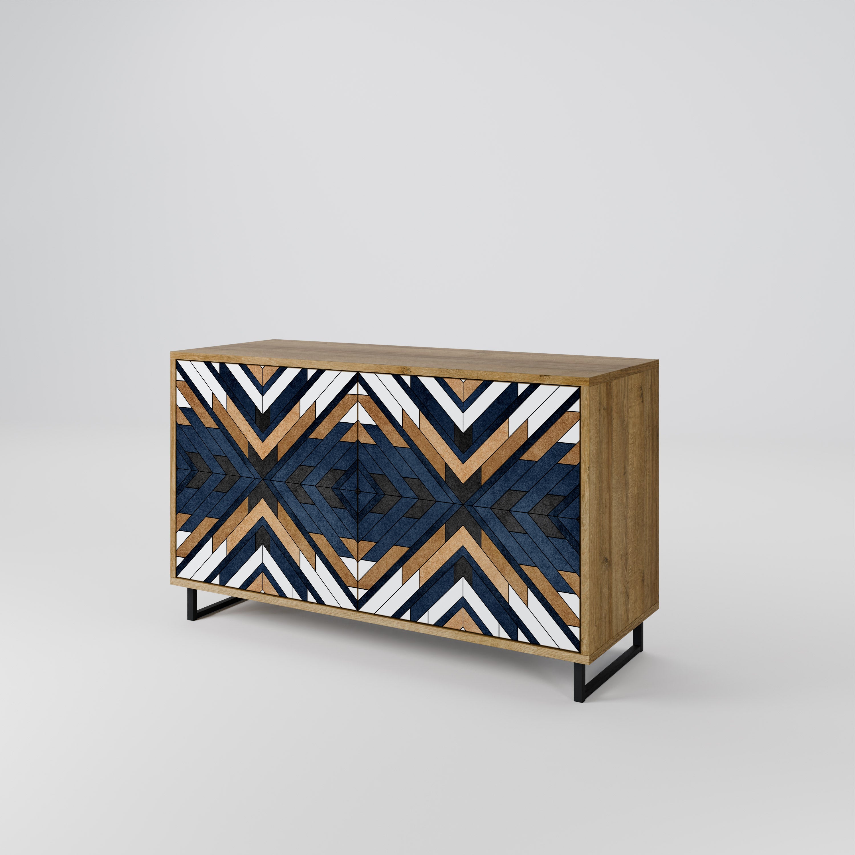 ARTFUL GEOMETRY 2-Door Sideboard