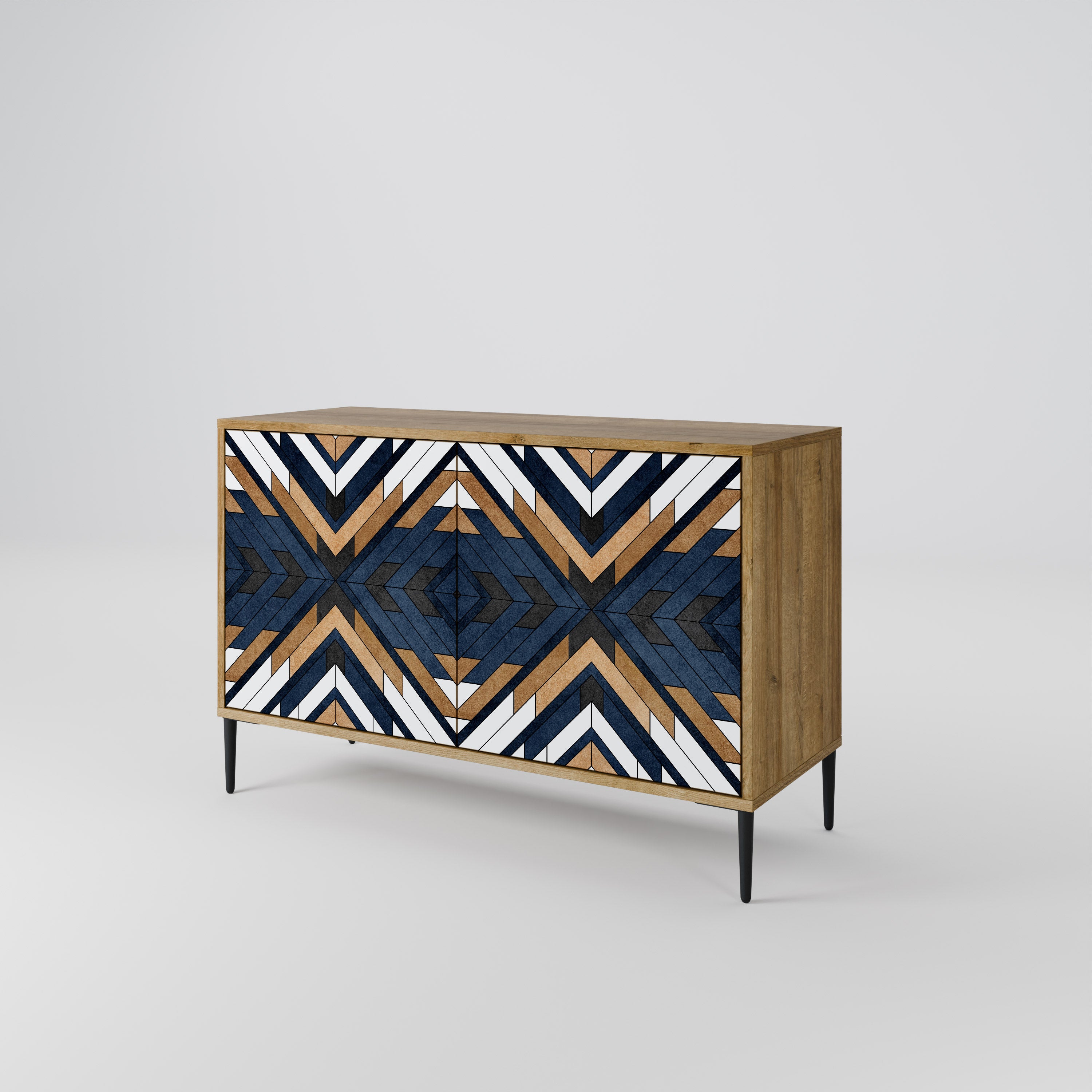 ARTFUL GEOMETRY 2-Door Sideboard