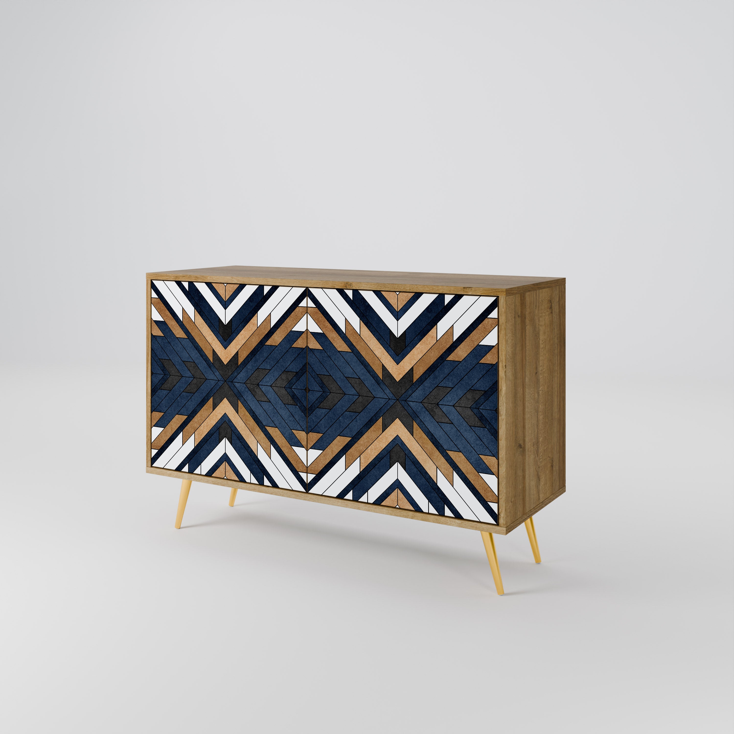 ARTFUL GEOMETRY 2-Door Sideboard