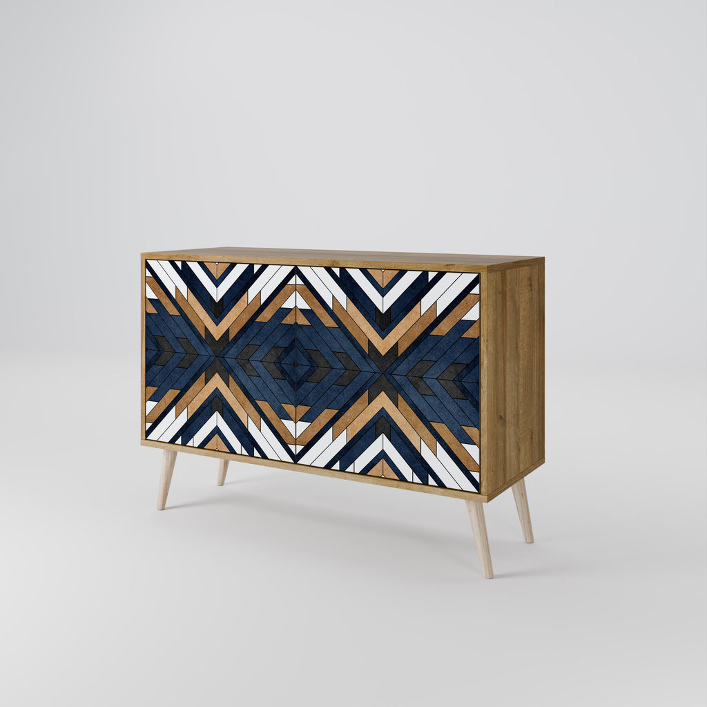 ARTFUL GEOMETRY 2-Door Sideboard