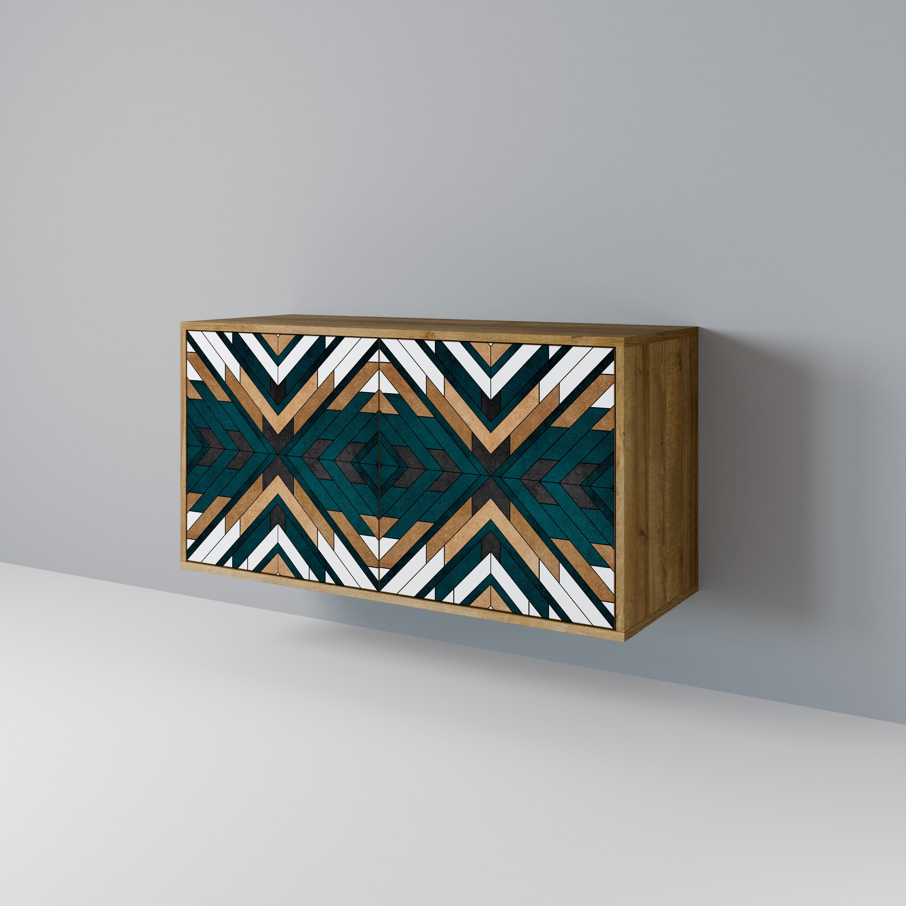 ARTISTIC GEOMETRY 2-Door Sideboard