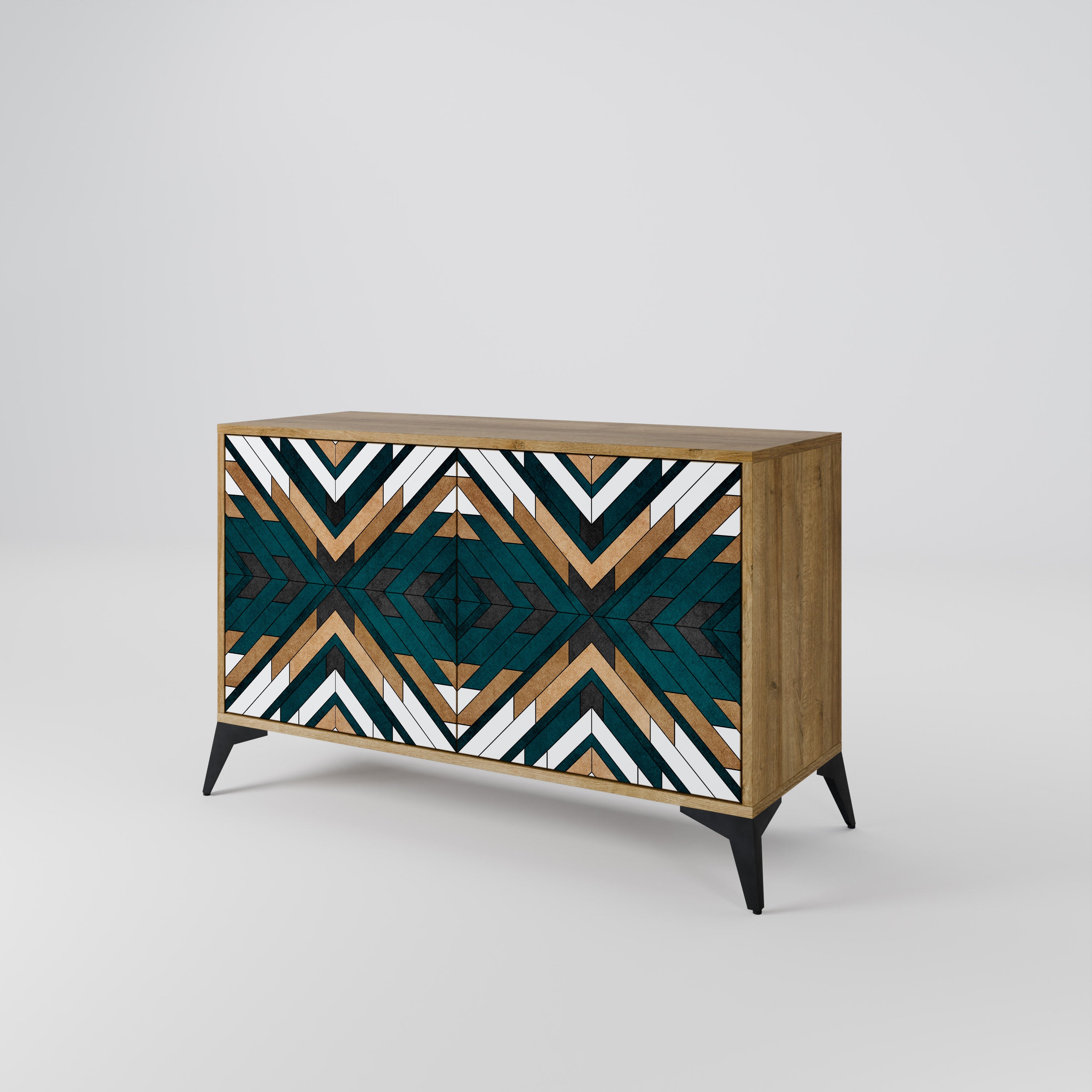ARTISTIC GEOMETRY 2-Door Sideboard
