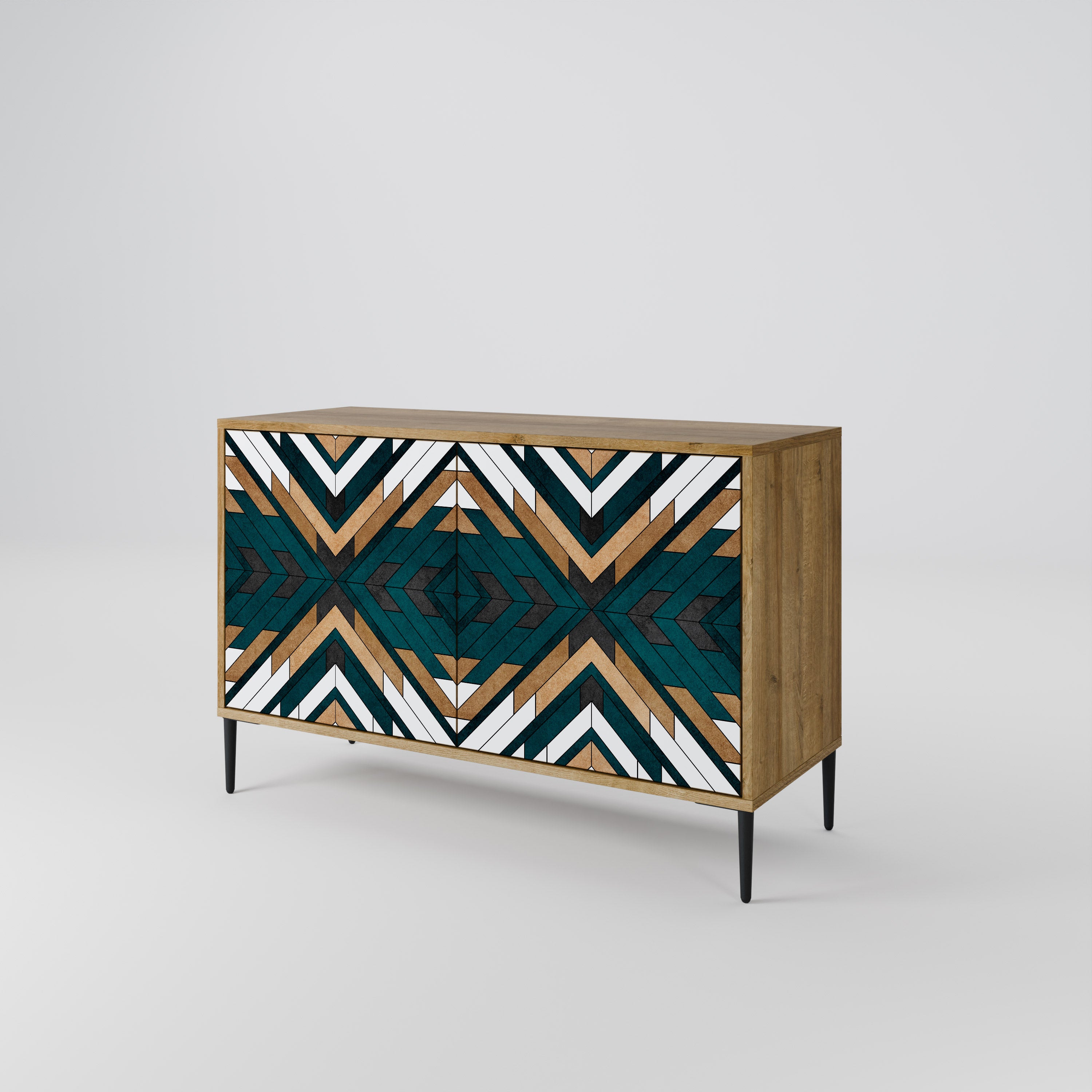 ARTISTIC GEOMETRY 2-Door Sideboard