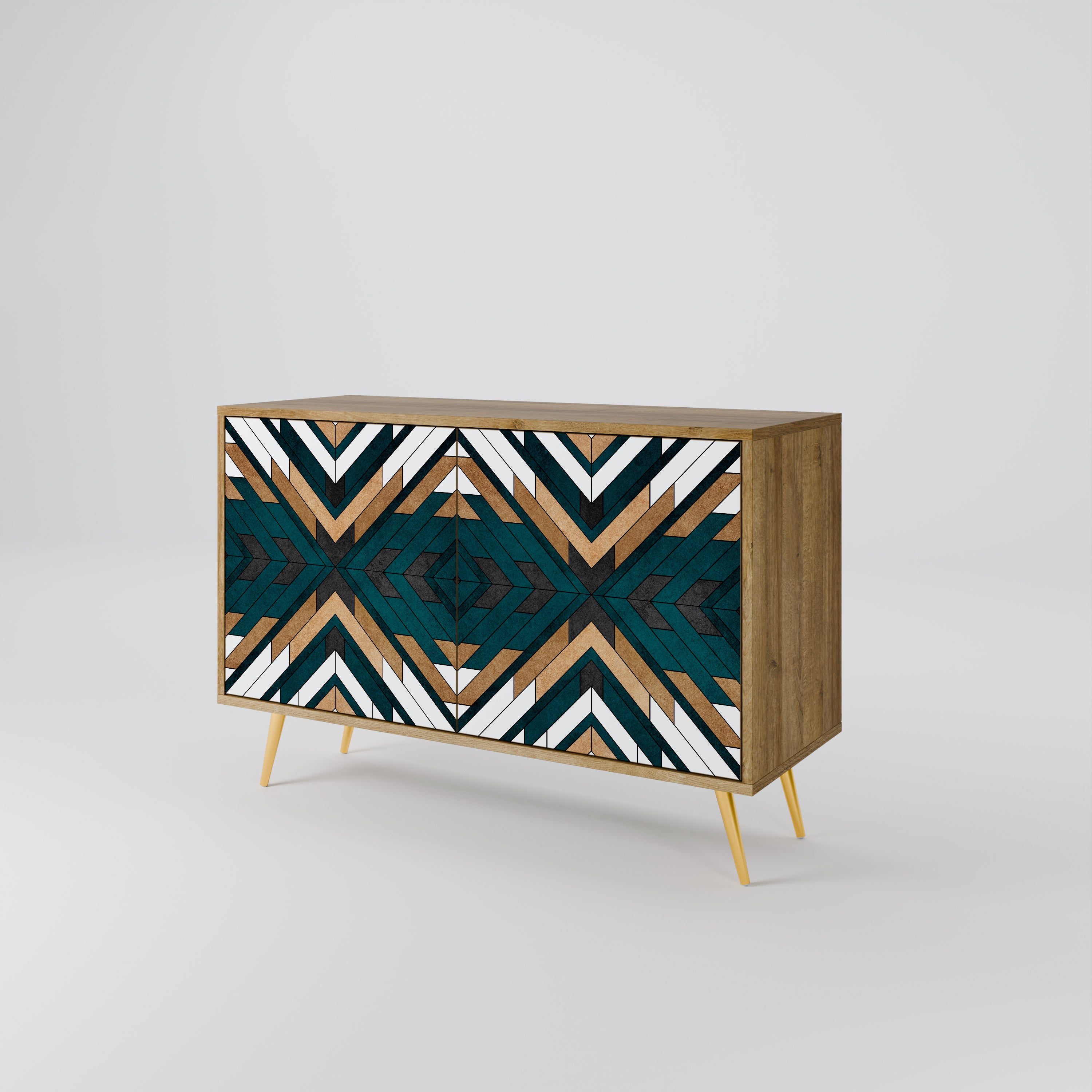 ARTISTIC GEOMETRY 2-Door Sideboard