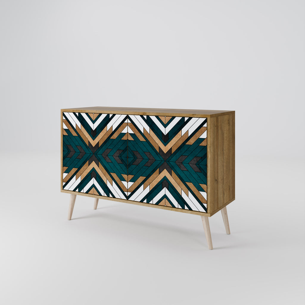 ARTISTIC GEOMETRY 2-Door Sideboard