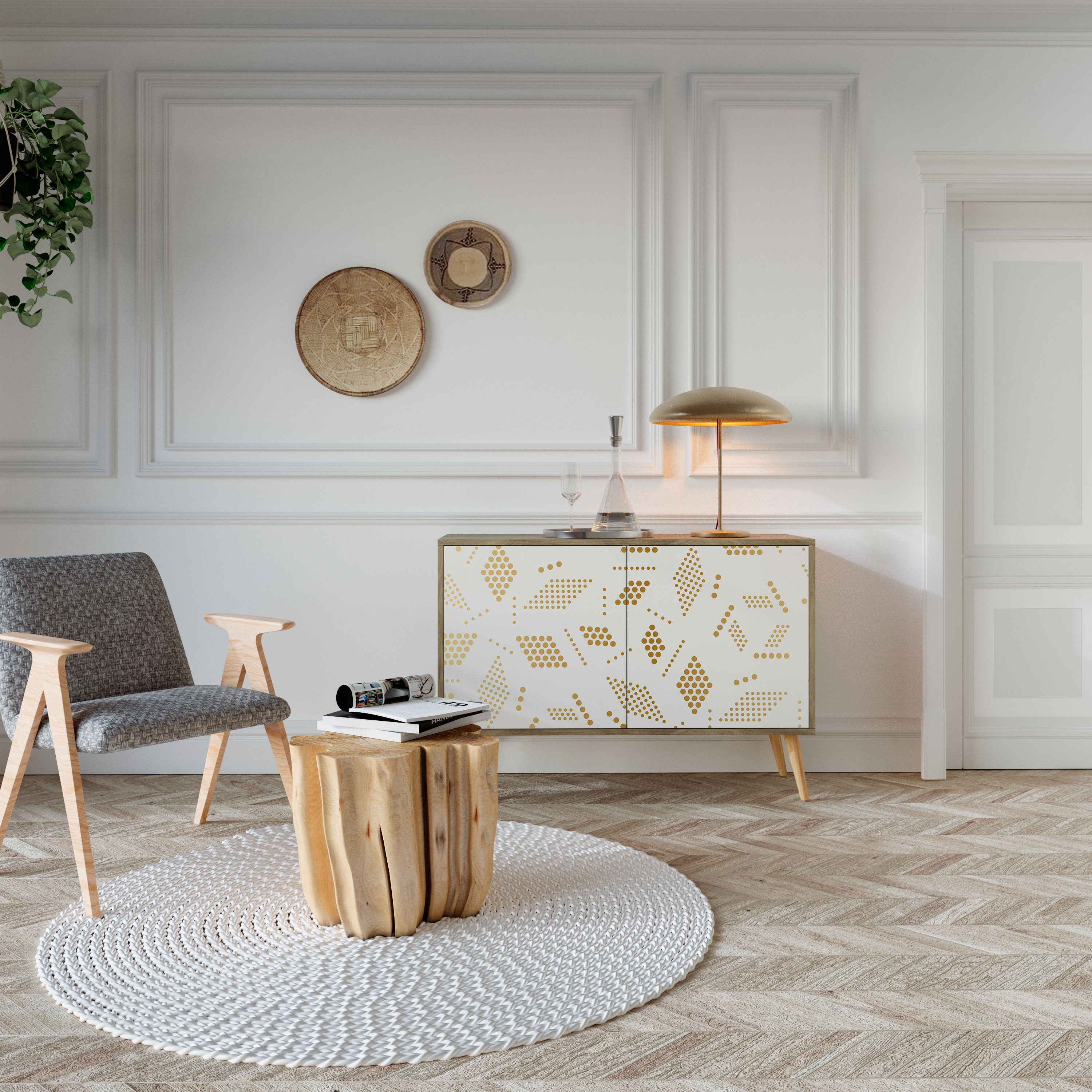 SPOTTED DAZE 2-Door Sideboard