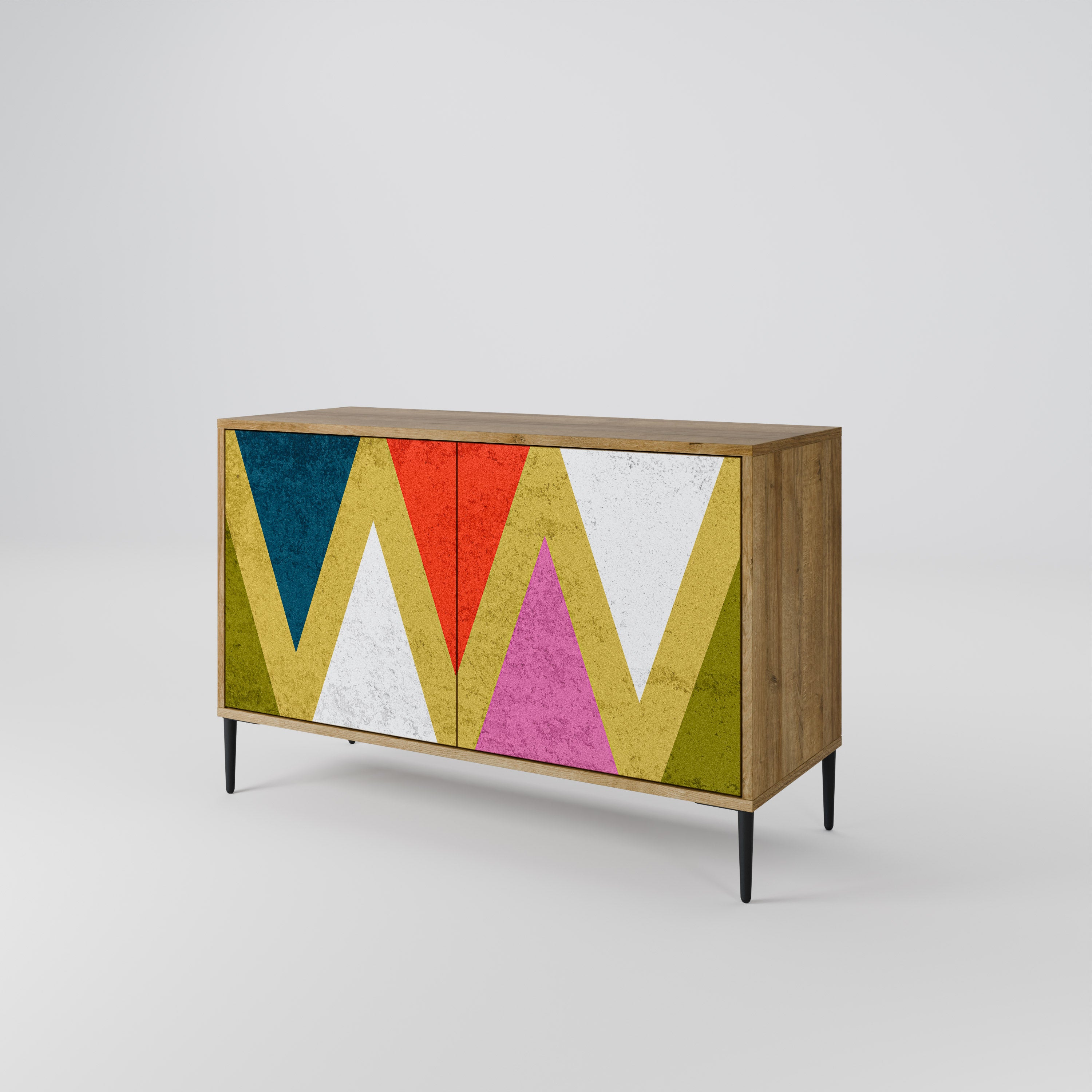 COLORFUL TRIANGLES 2-Door Sideboard