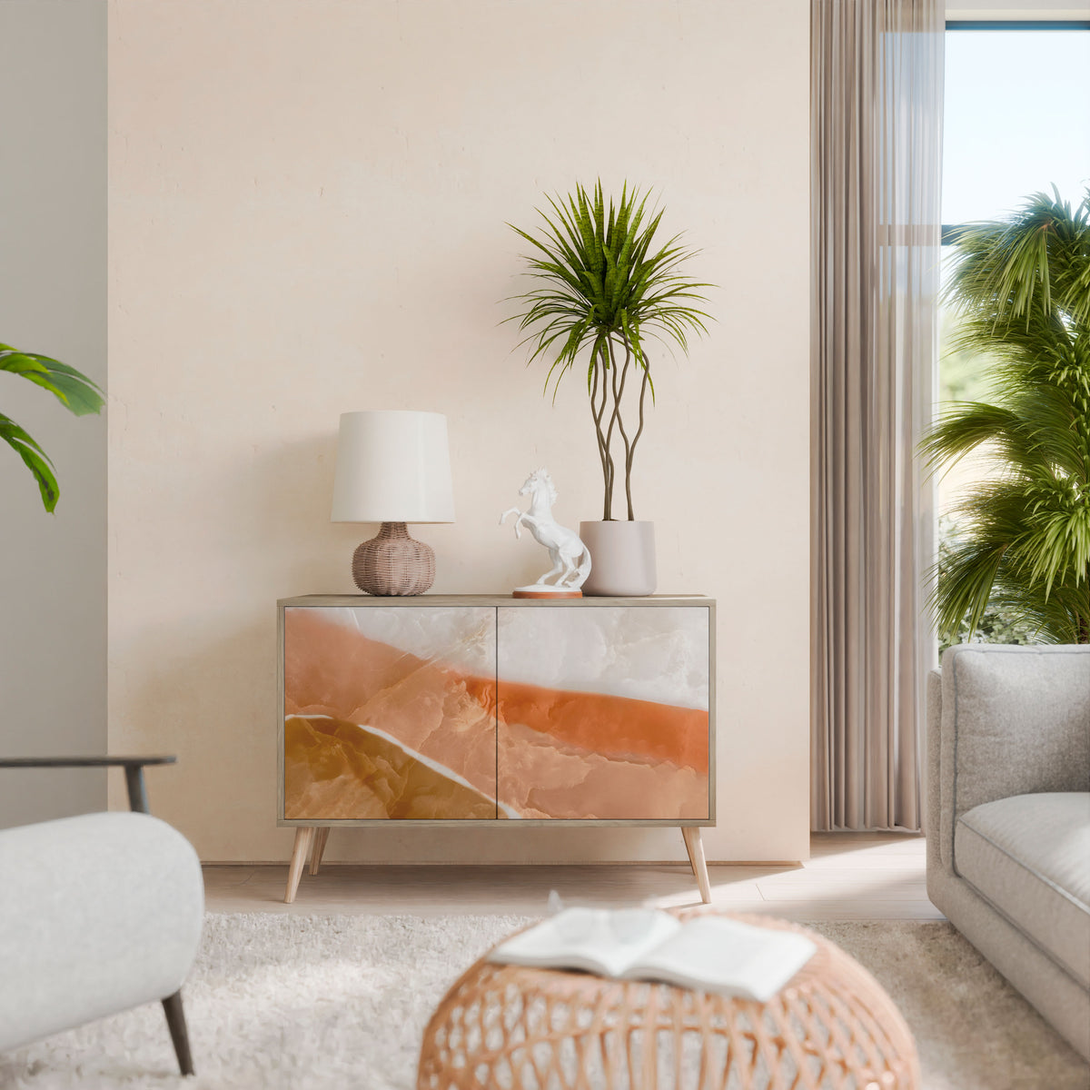 SANDHILLS SPLENDOUR Dvoudveřová komoda