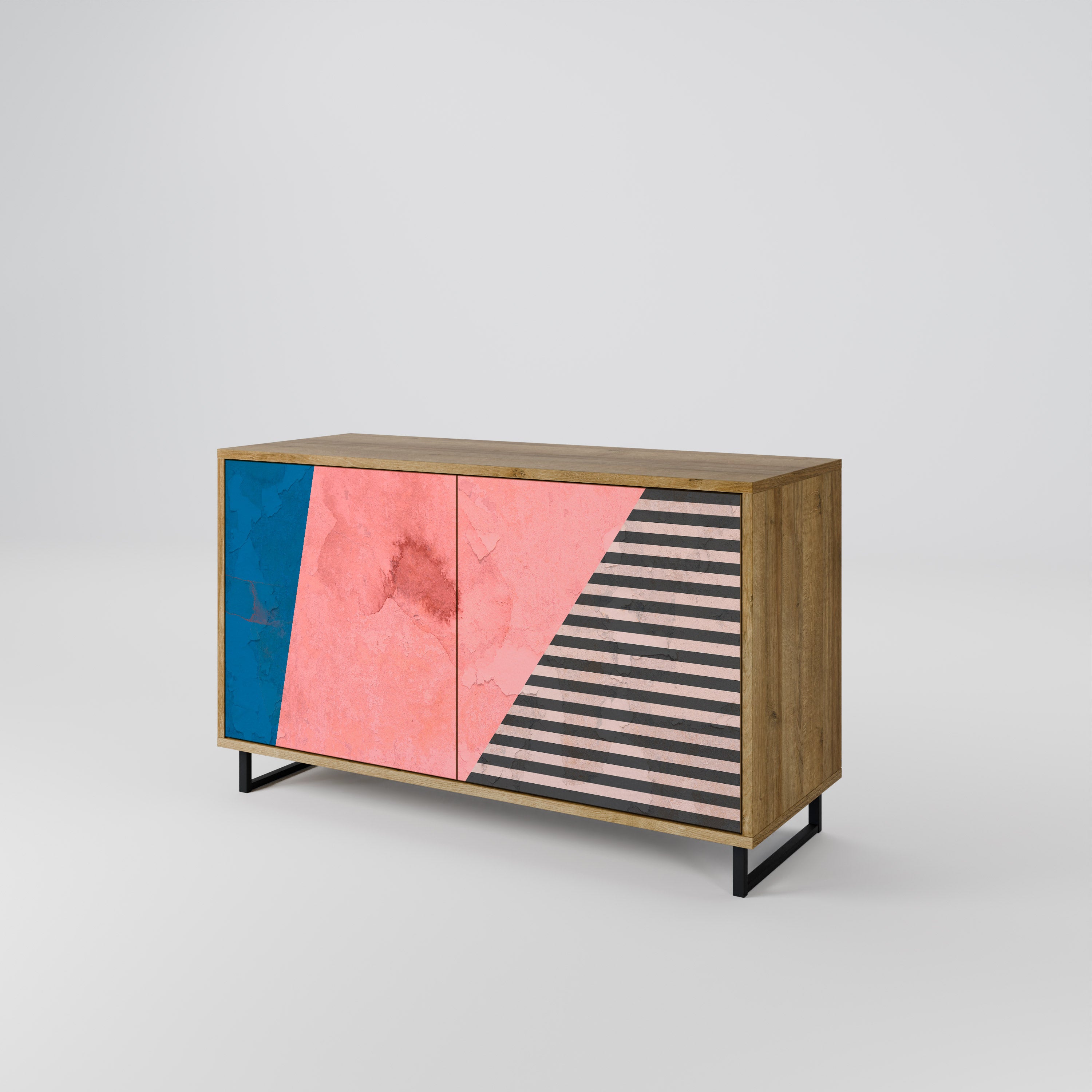 GLAMOROUS STRIPE 2-Door Sideboard