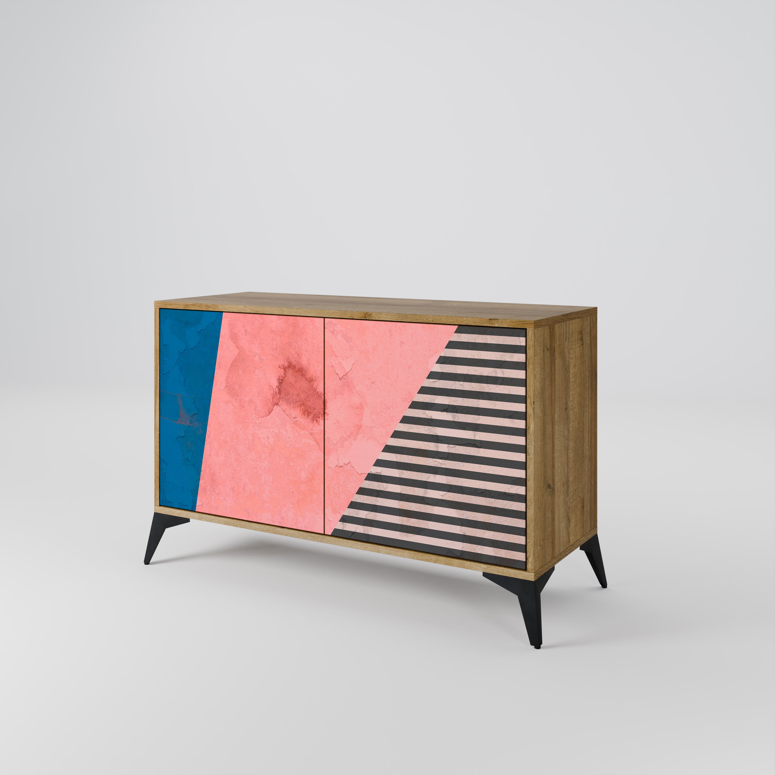 GLAMOROUS STRIPE 2-Door Sideboard