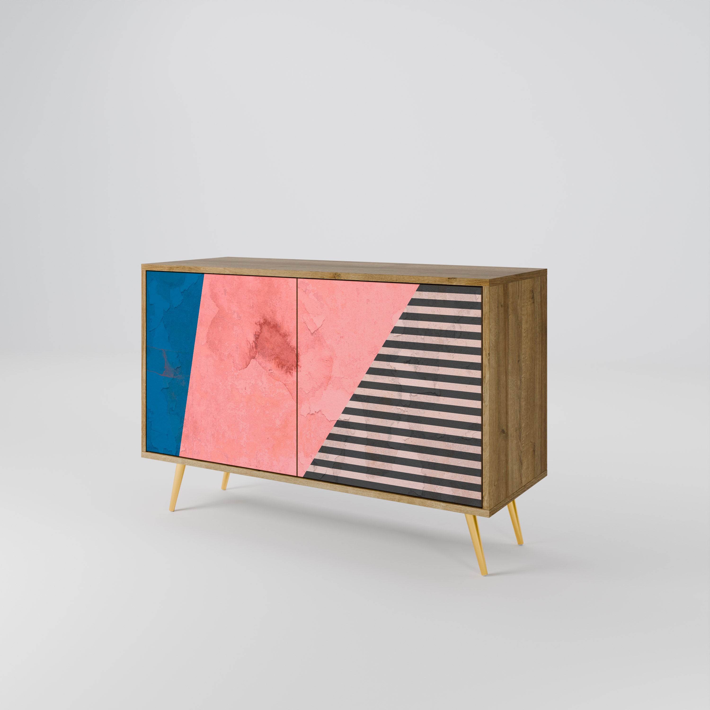GLAMOROUS STRIPE 2-Door Sideboard