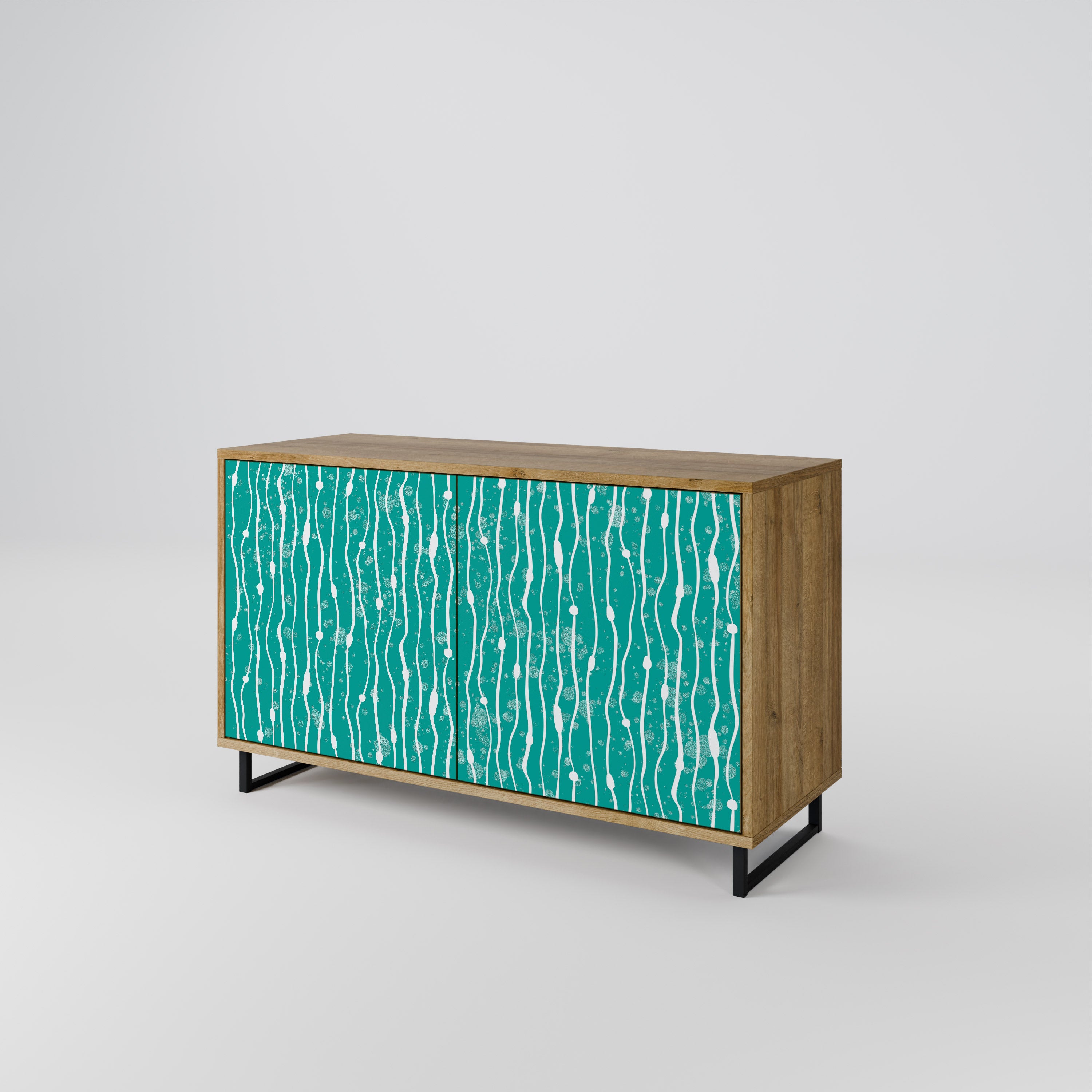 TURQUOISE RAIN 2-Door Sideboard