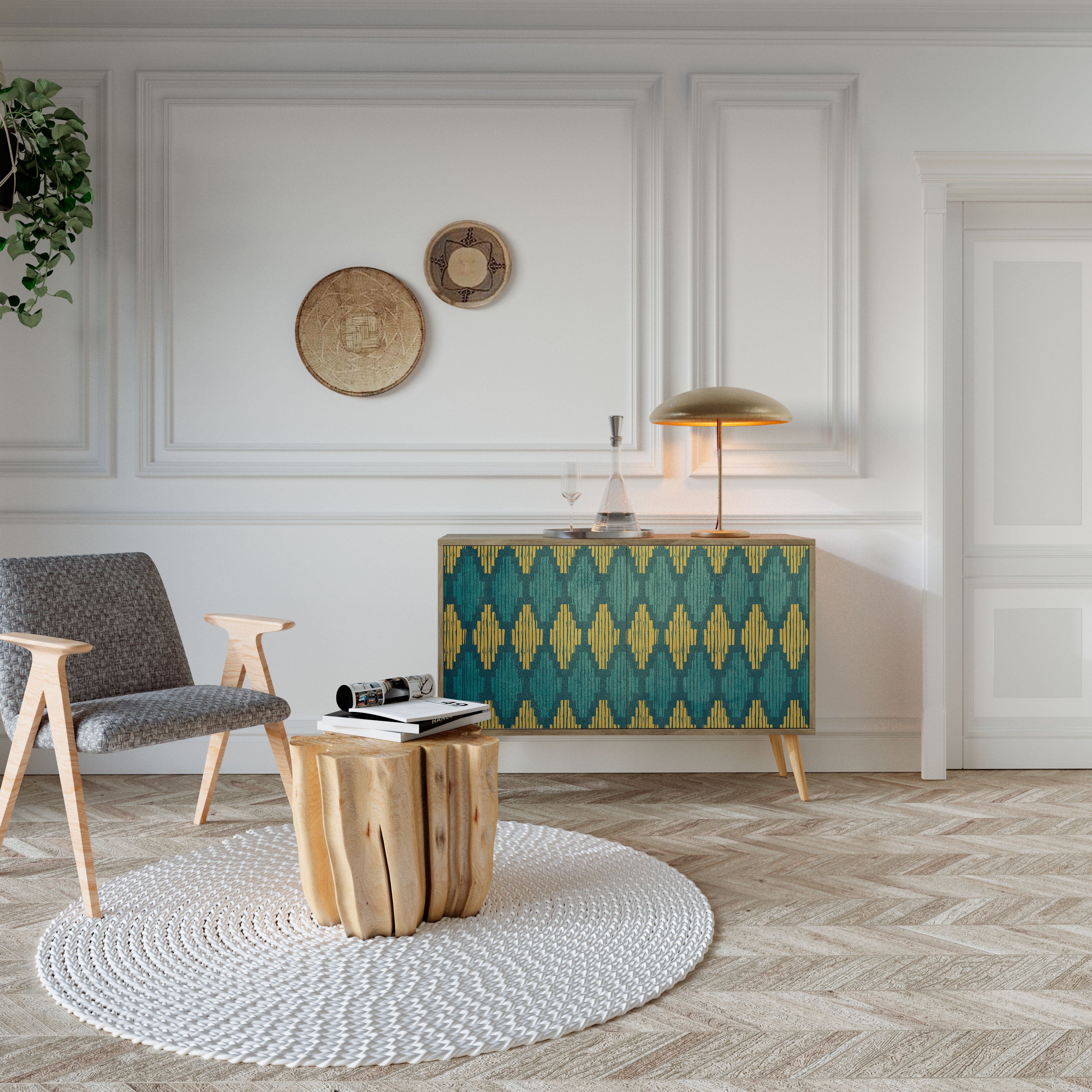 POLYGONS 2-Door Sideboard