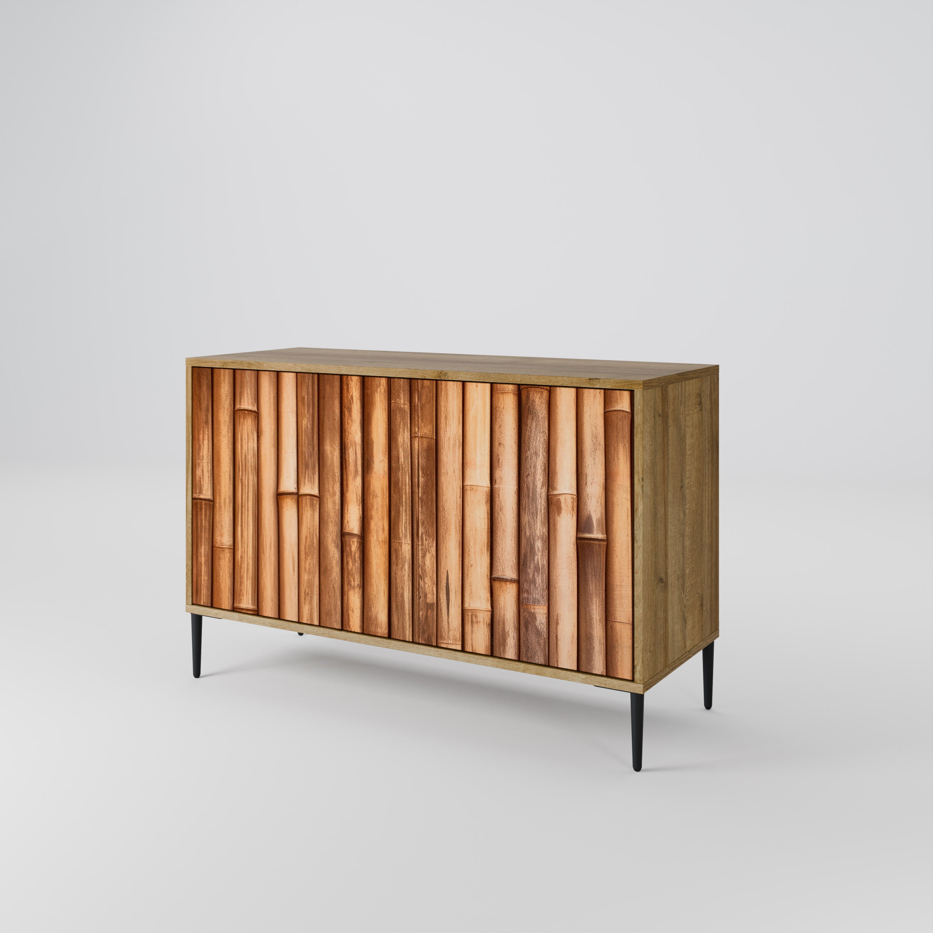 NATURAL WOOD 2-Door Sideboard