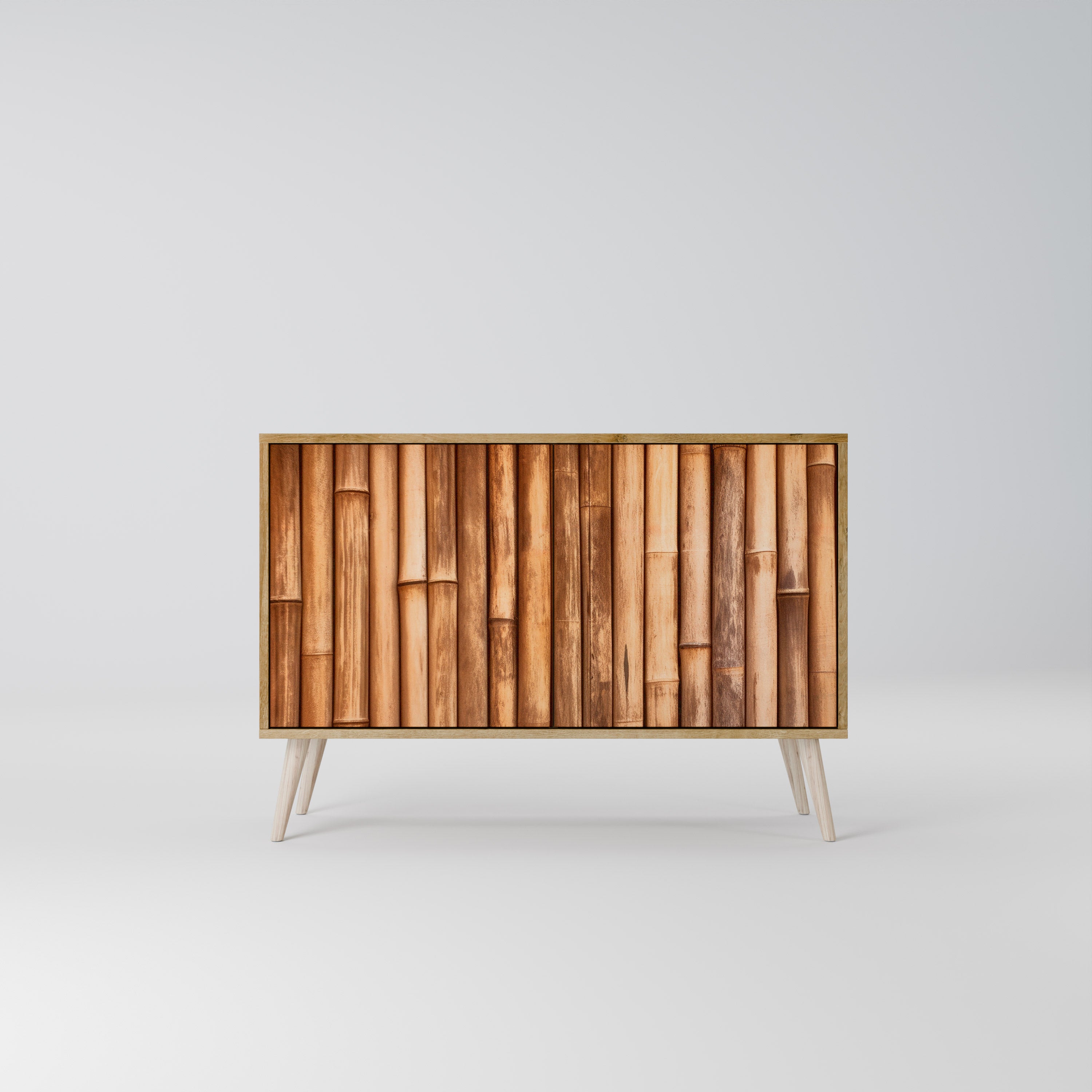 NATURAL WOOD 2-Door Sideboard