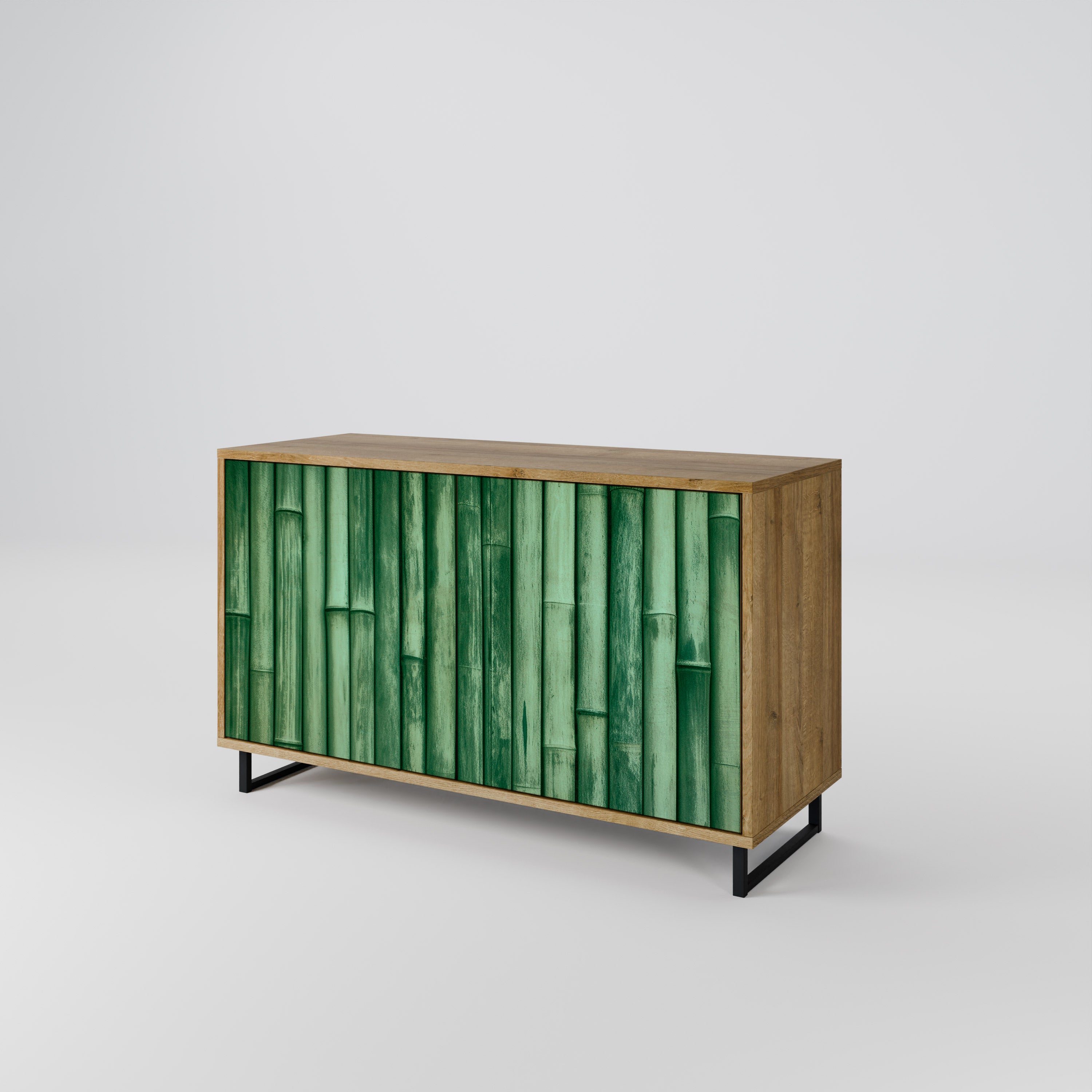 NATURAL GREEN 2-Door Sideboard