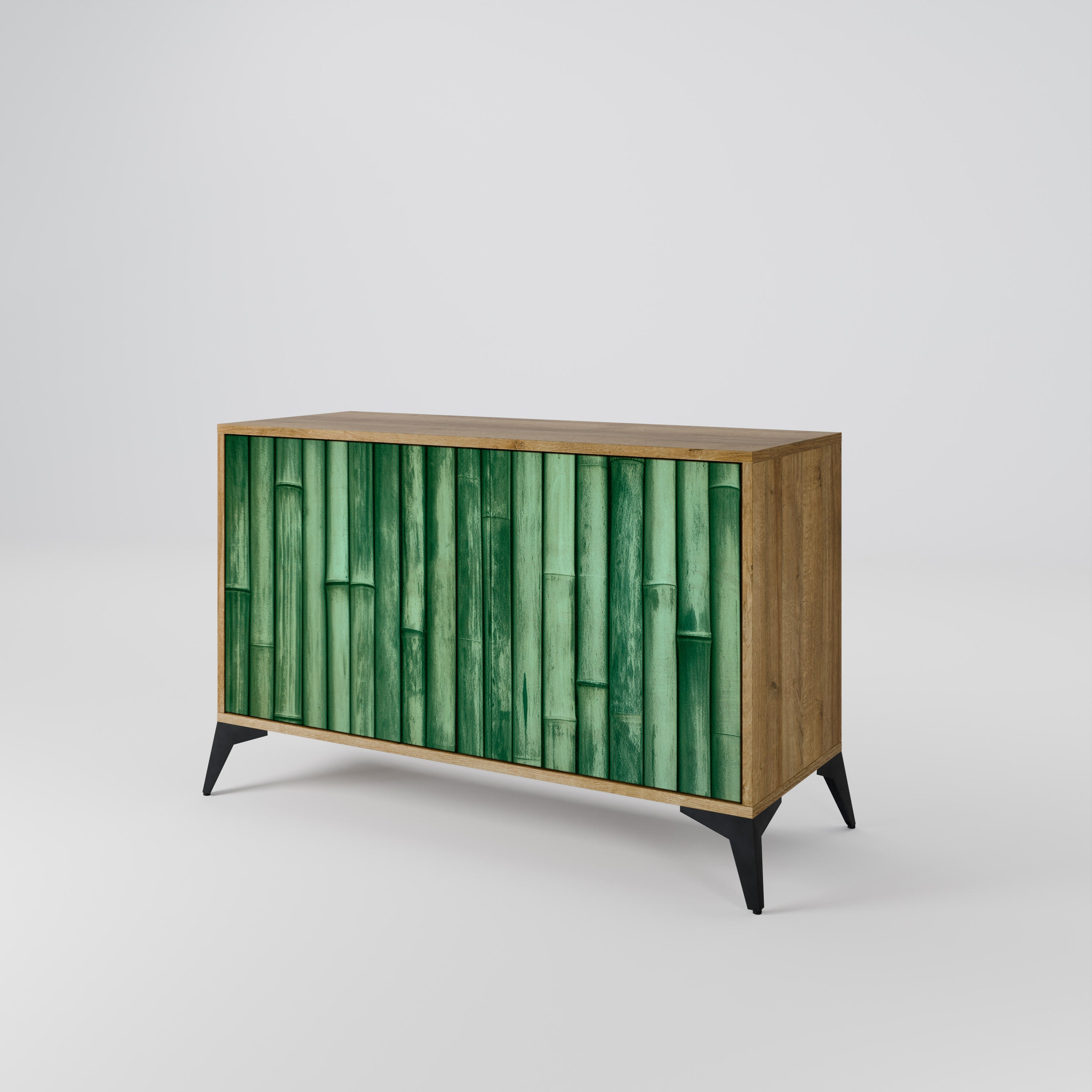 NATURAL GREEN 2-Door Sideboard