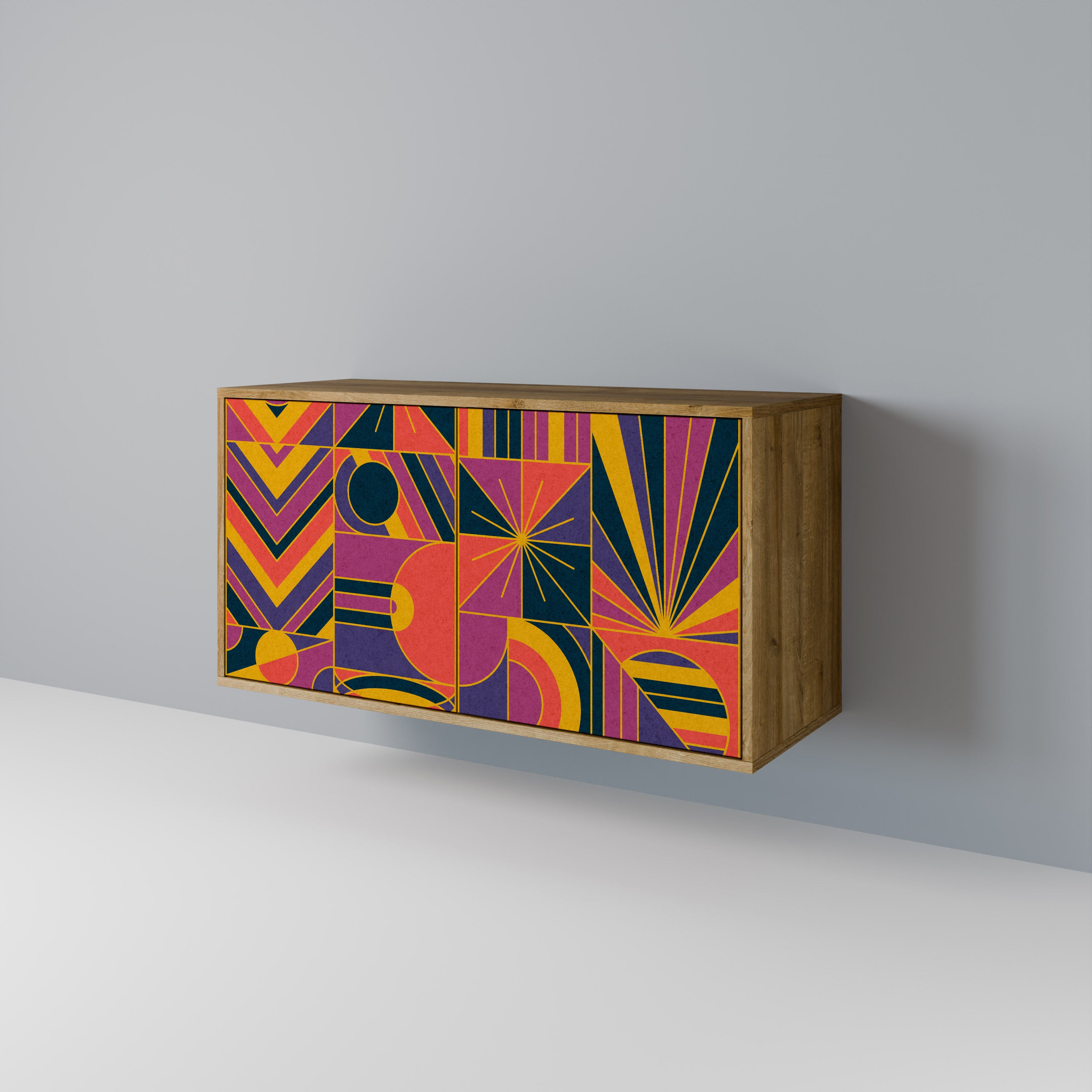 ELECTRIC PATTERNS 2-Door Sideboard