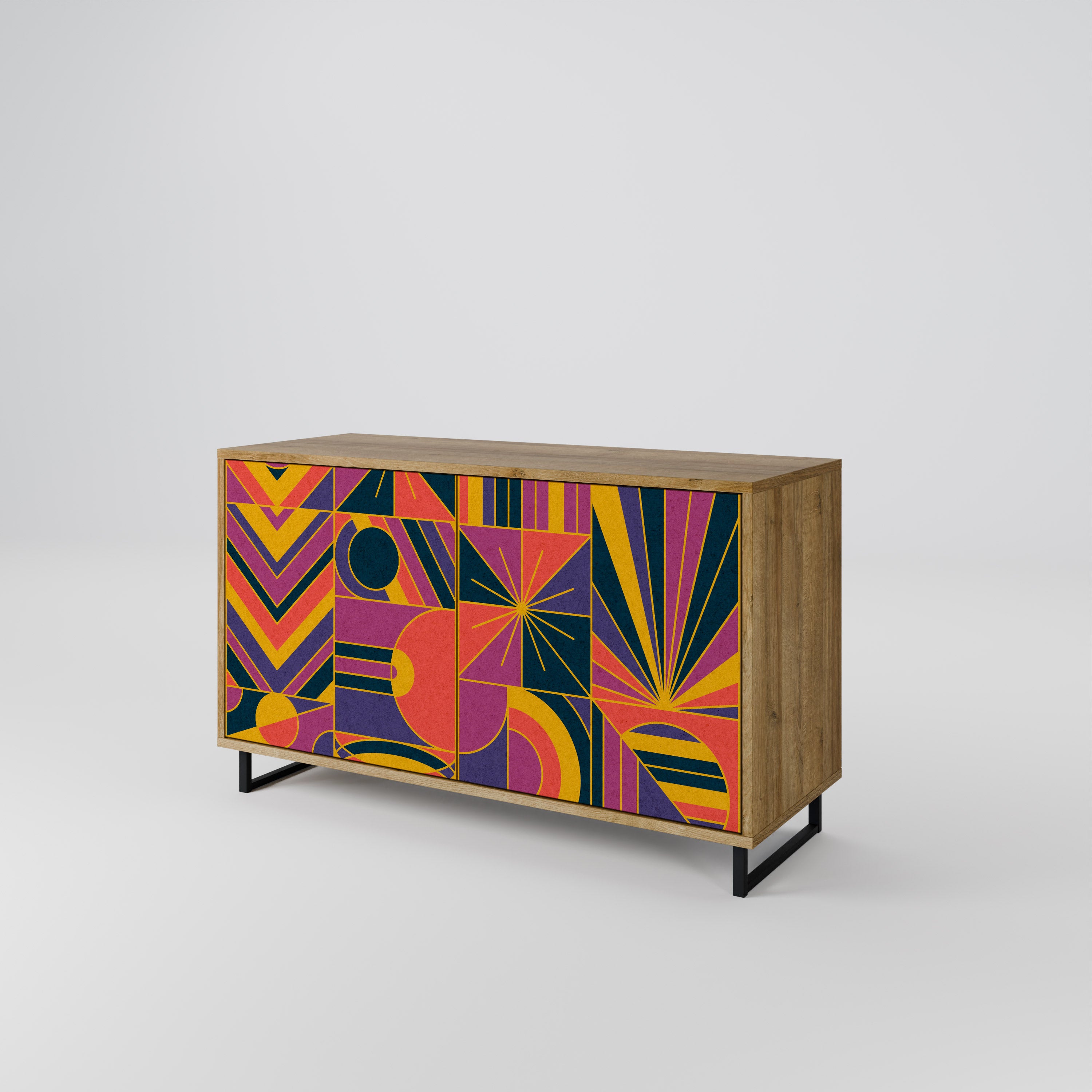 ELECTRIC PATTERNS 2-Door Sideboard
