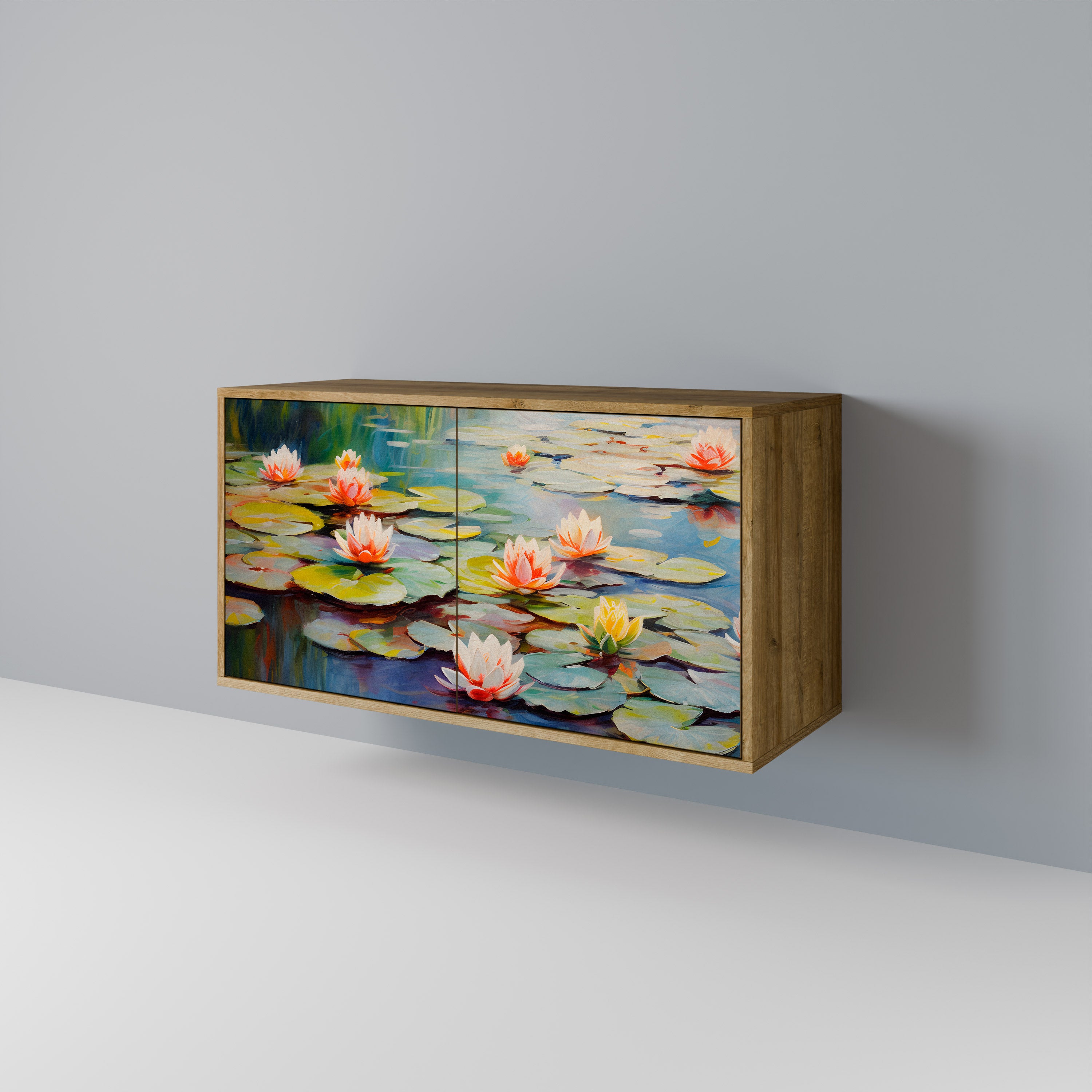 BLOOMING WATERS 2-Door Sideboard