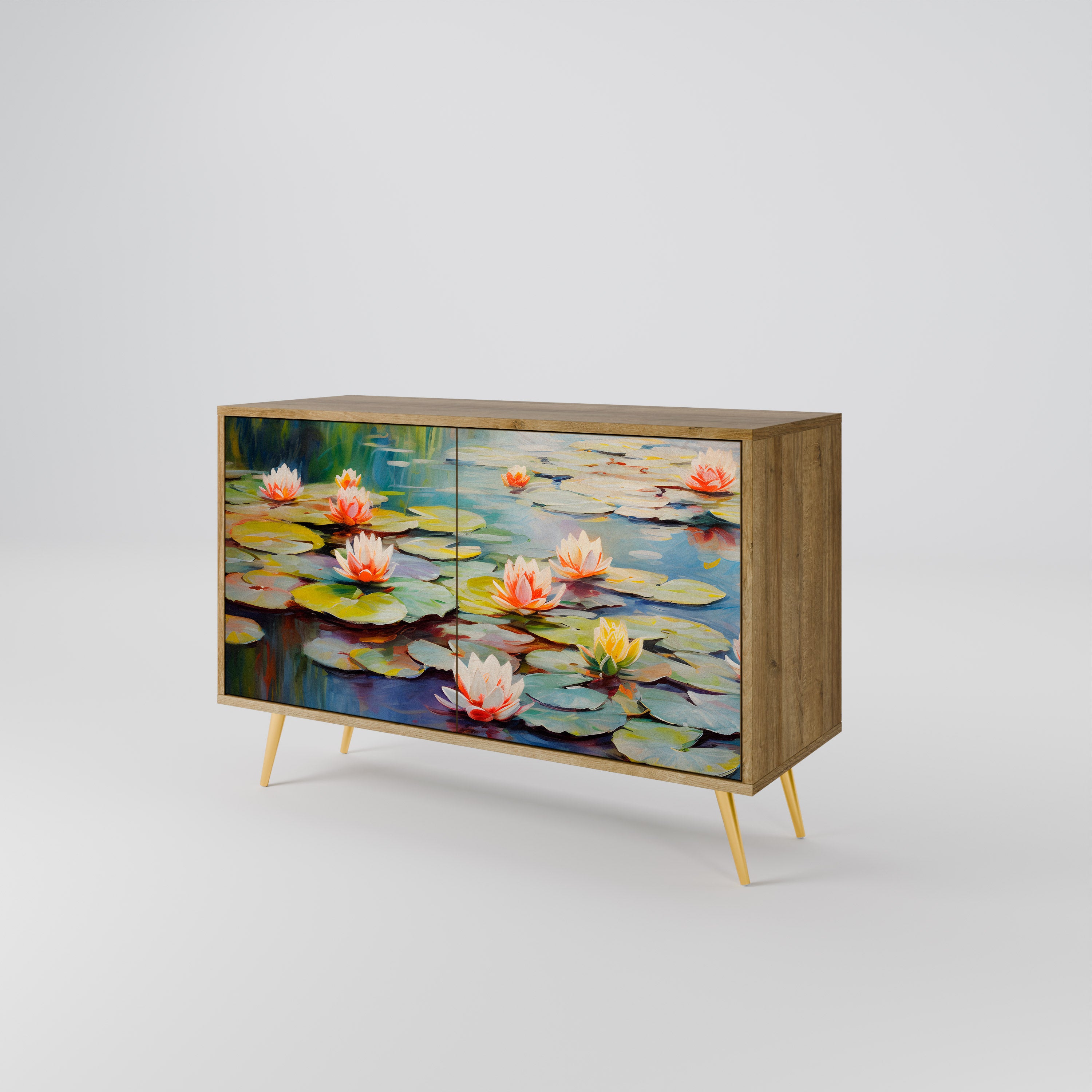BLOOMING WATERS 2-Door Sideboard